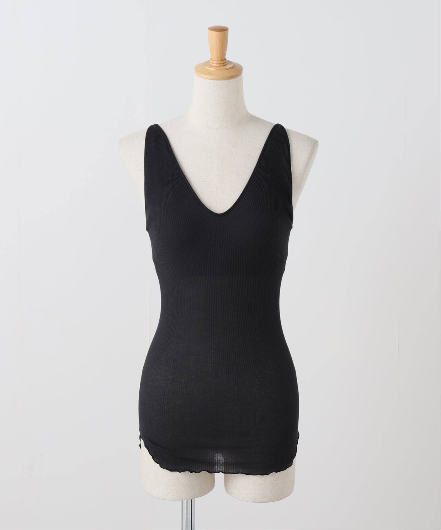 HAKUJI/ハクジ TWIST COTTON Vネック タンクトップ H232697（タンク 