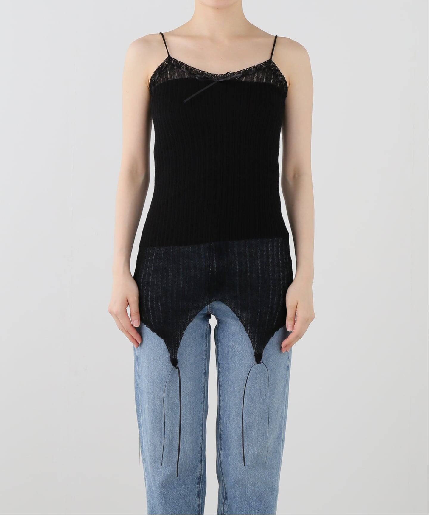 EUCHRONIA ユークロニア Wholegarment Lace Camisole（Tシャツ