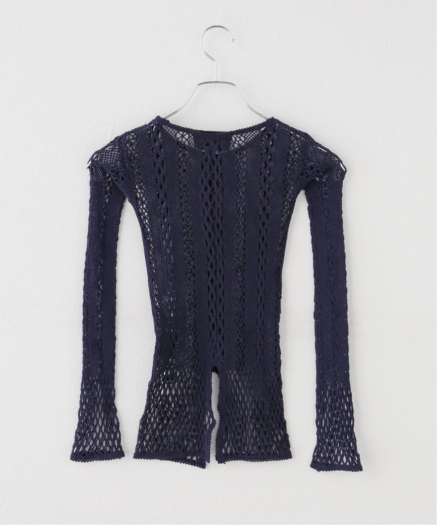 EUCHRONIA ユークロニア stretch lace long sleeve tee 261801（T