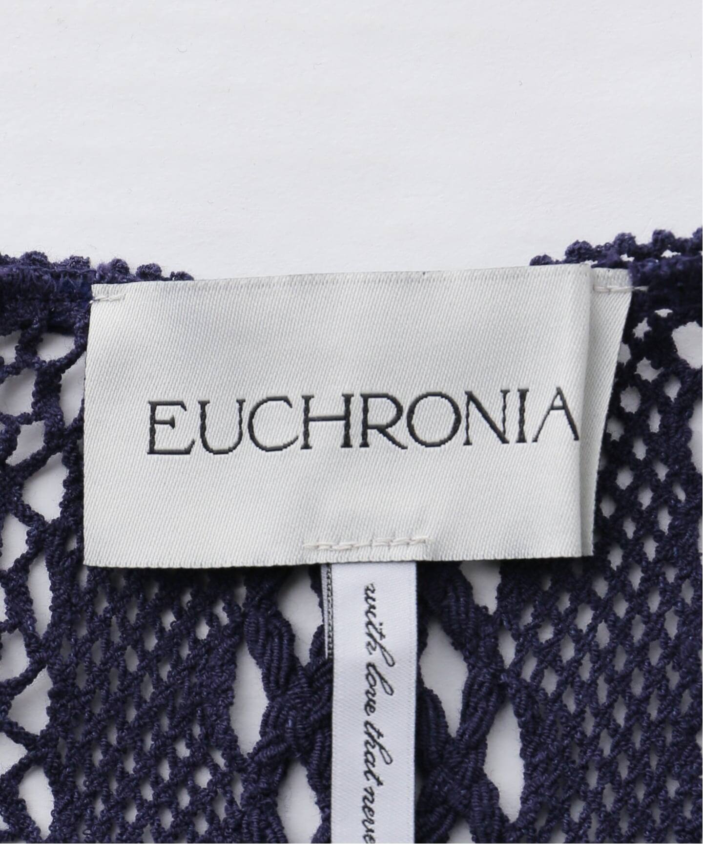 EUCHRONIA ユークロニア stretch lace long sleeve tee 261801（T
