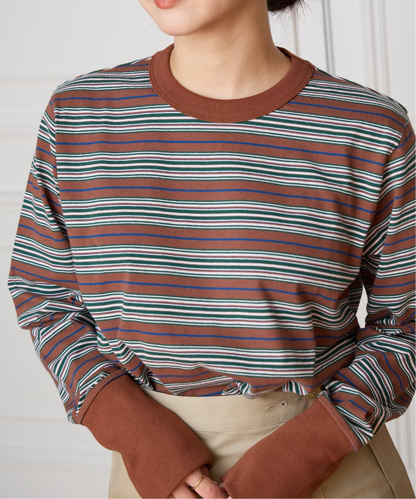 トップス fifi collection fifi collection/フィフィコレクション Bordre Ls tee 26-21（Tシャツ