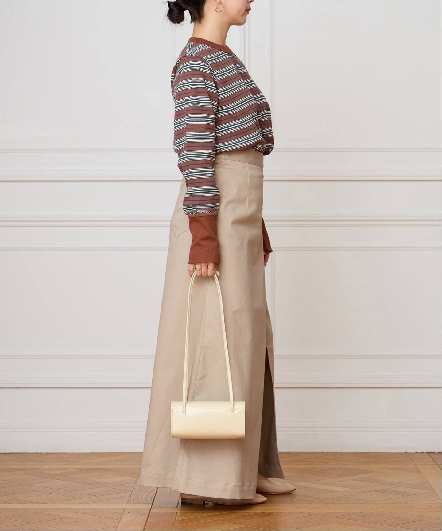 fifi collection/フィフィコレクション Bordre Ls tee 26-21（Tシャツ