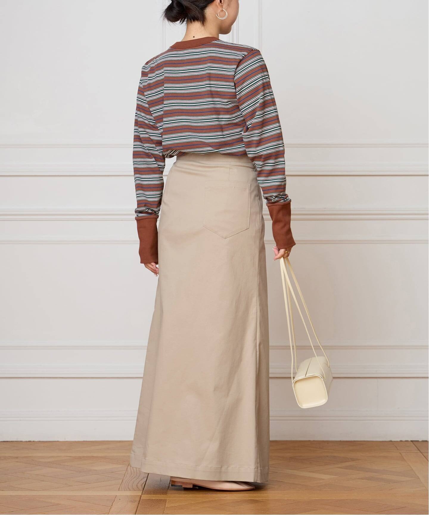 fifi collection/フィフィコレクション Bordre Ls tee 26-21（Tシャツ