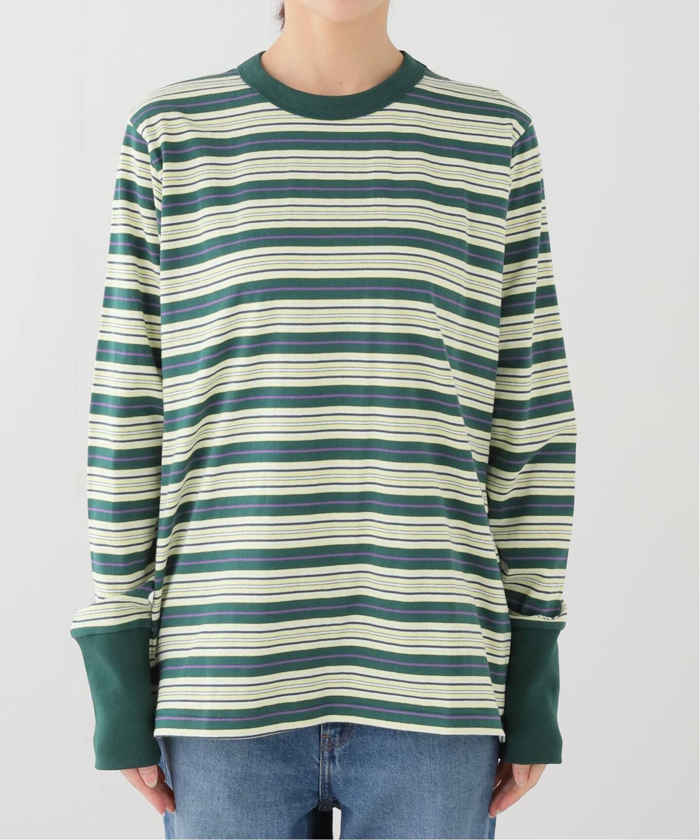 fifi collection/フィフィコレクション Bordre Ls tee 26-21（Tシャツ
