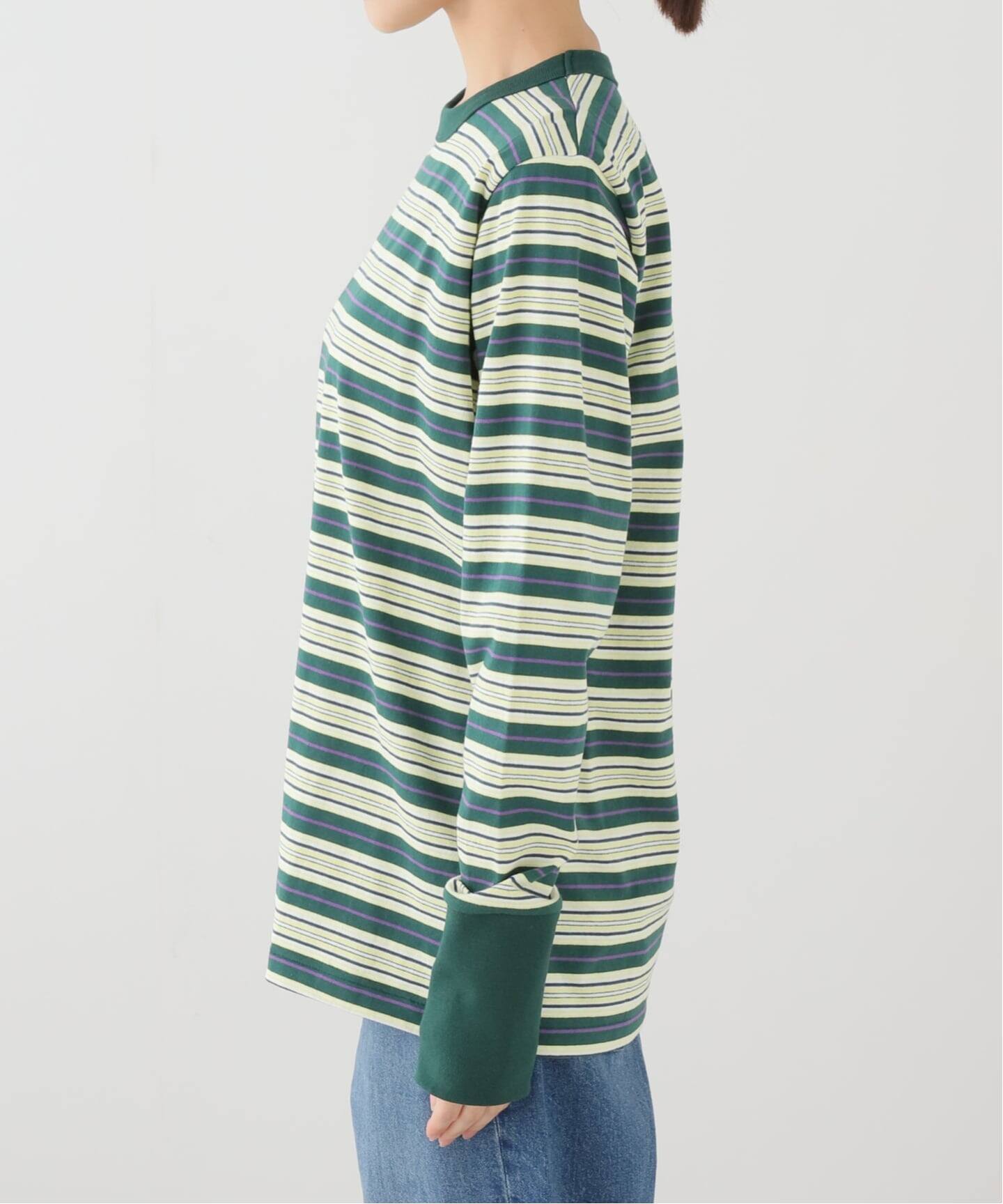 fifi collection/フィフィコレクション Bordre Ls tee 26-21（Tシャツ