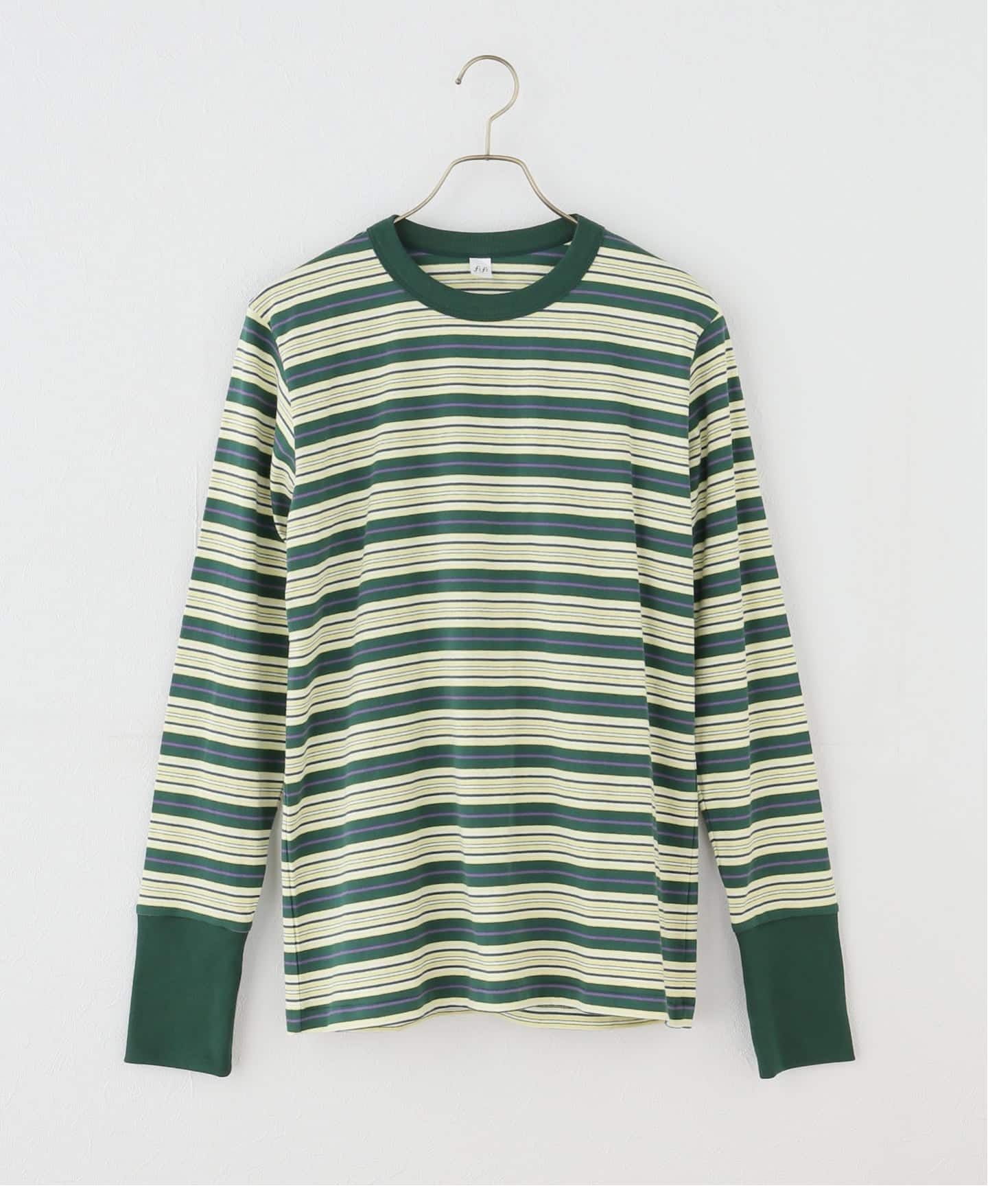 fifi collection/フィフィコレクション Bordre Ls tee 26-21（Tシャツ