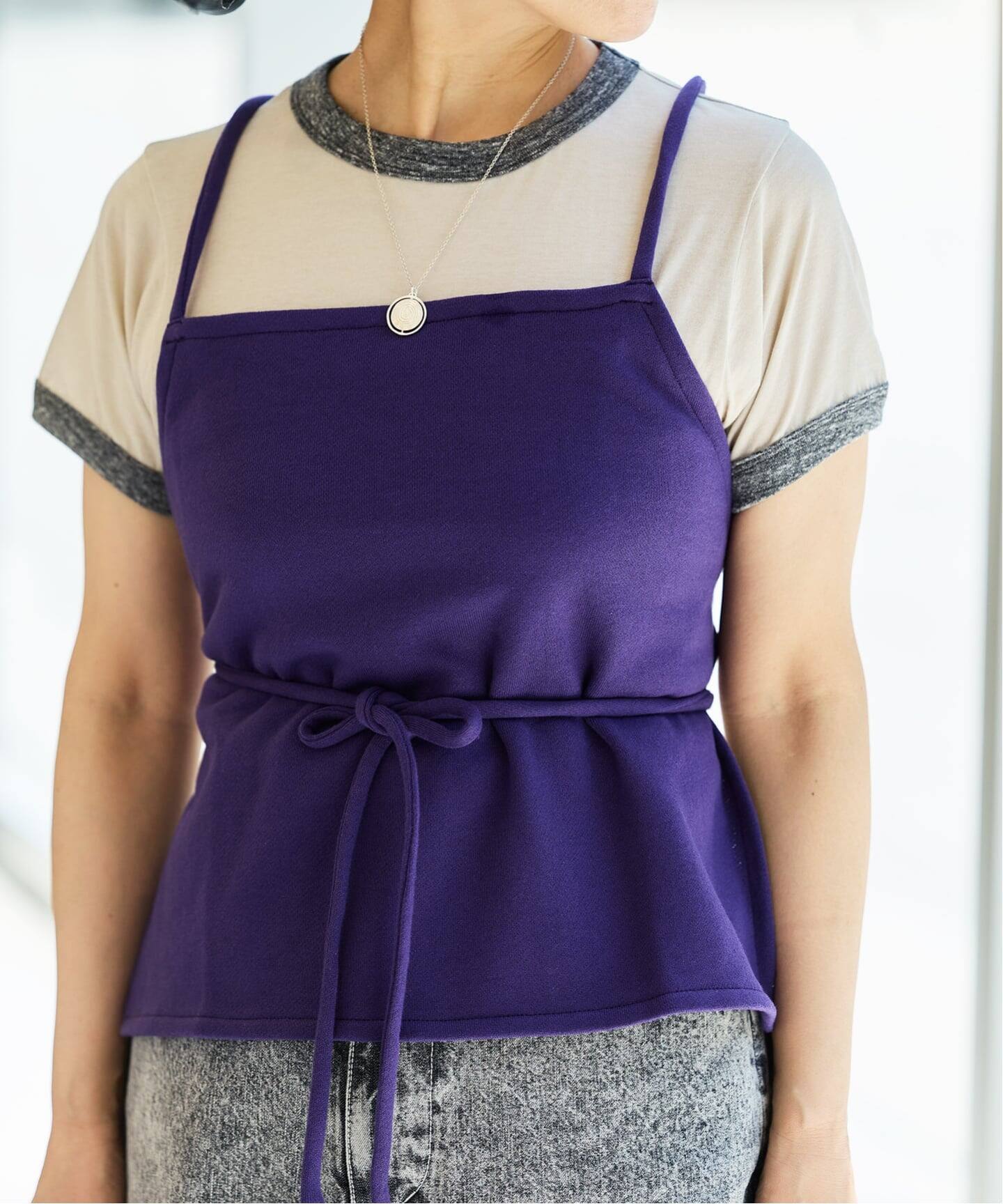 fifi collection フィフィコレクション Sweat apron top 26-04（その他