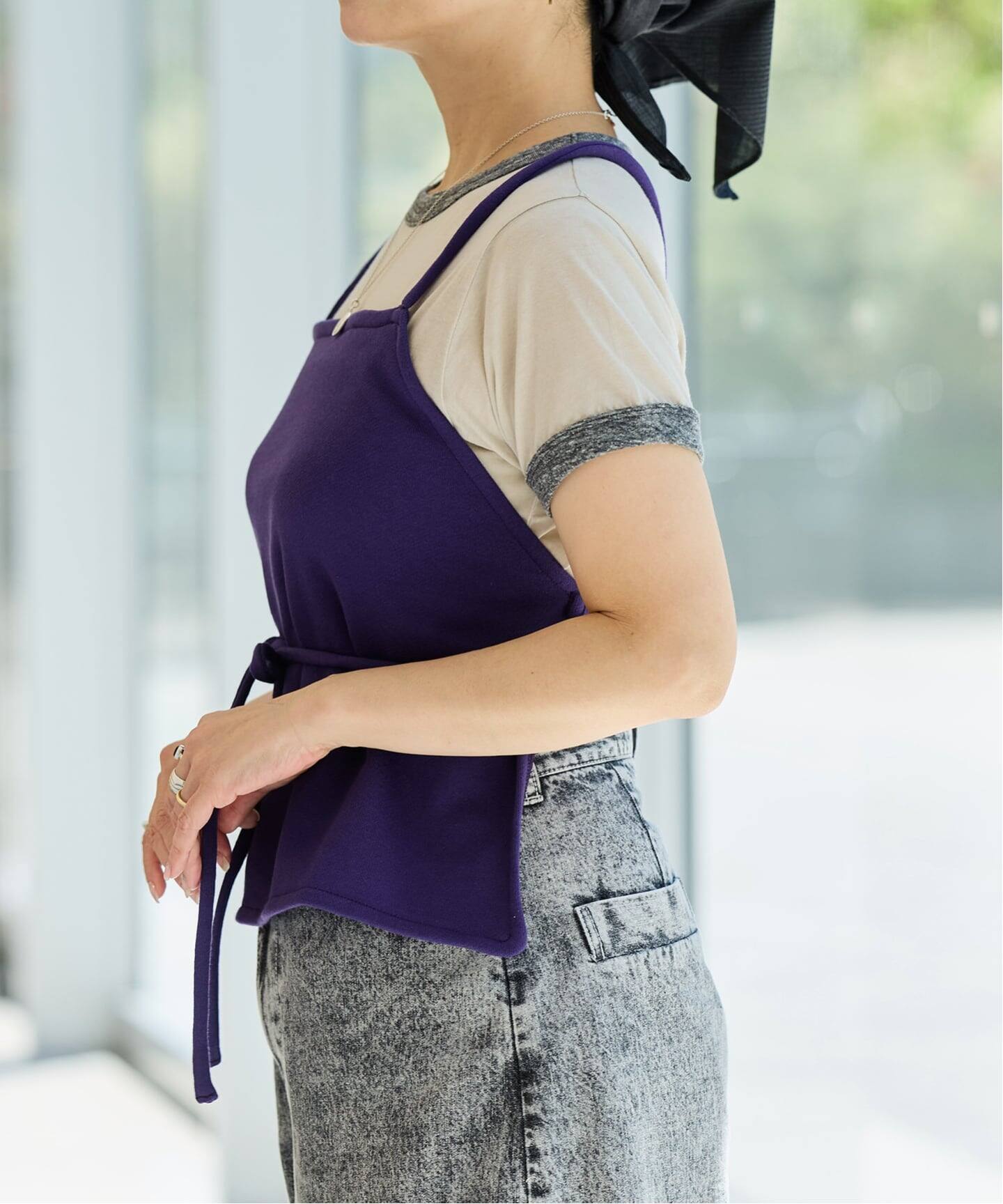 fifi collection フィフィコレクション Sweat apron top 26-04（その他