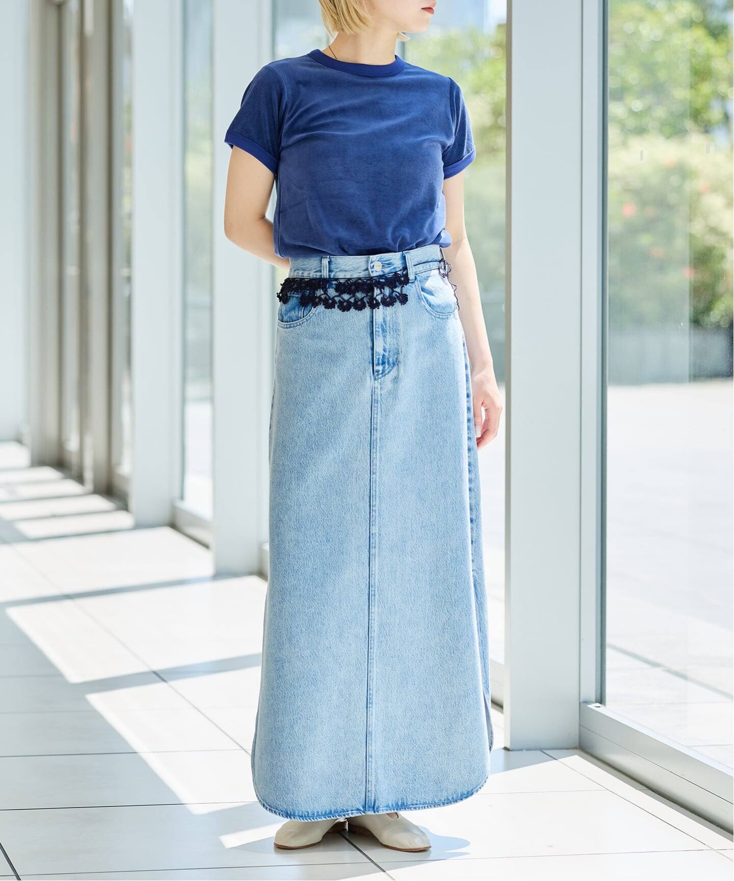 fifi collection フィフィコレクション Velor SS tee 26-16（Tシャツ