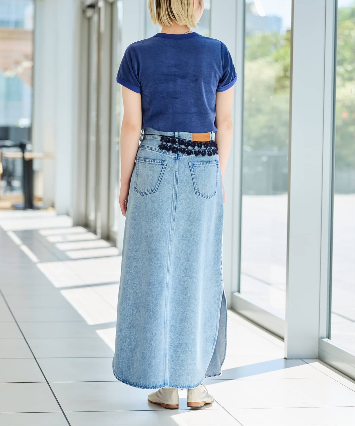 fifi collection フィフィコレクション Velor SS tee 26-16（Tシャツ