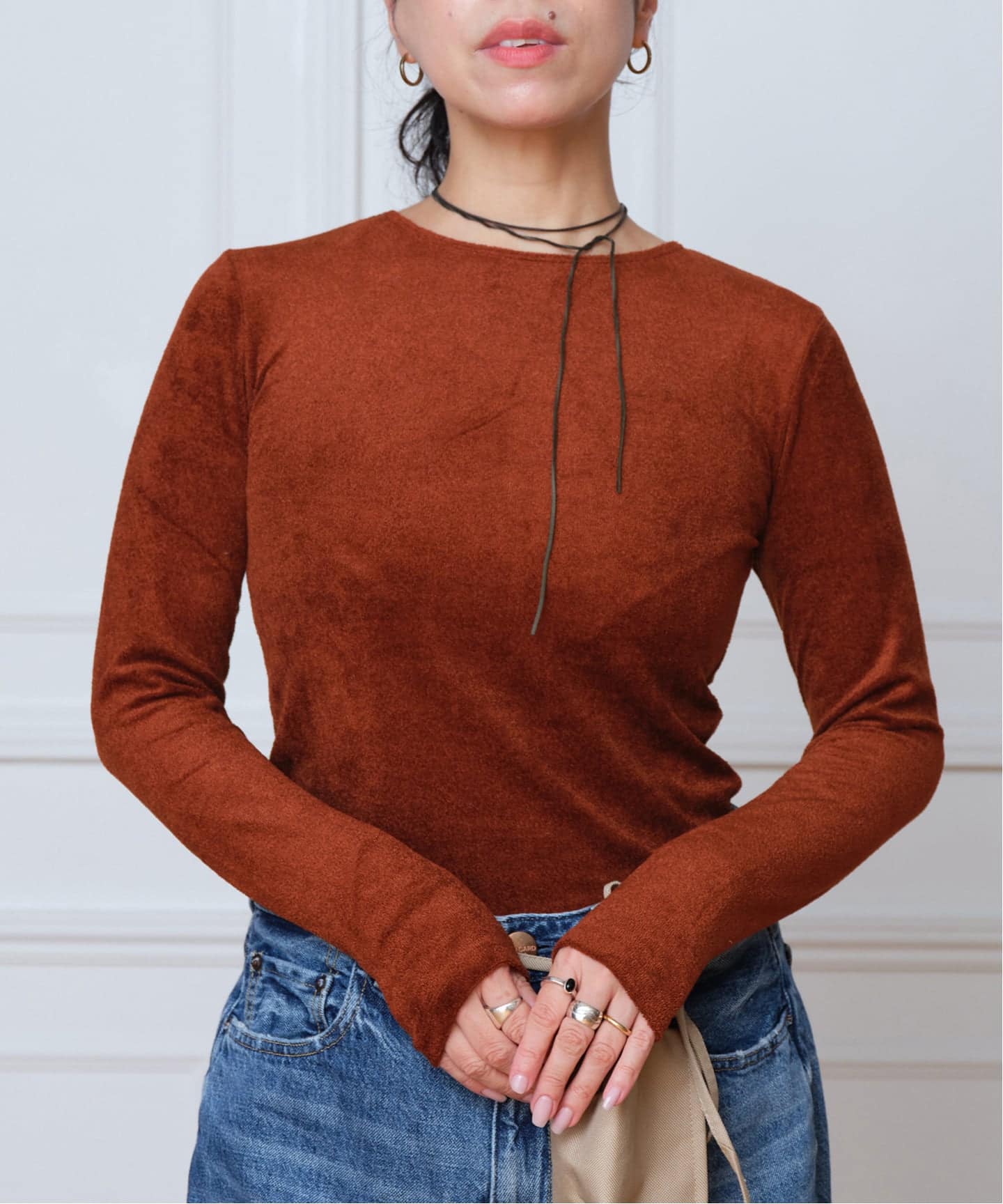 baserange Omo Long Sleeve Tee ベースレンジ Baserange ベースレンジ OMO LONG SLEEVE TEE（Tシャツ／カットソー