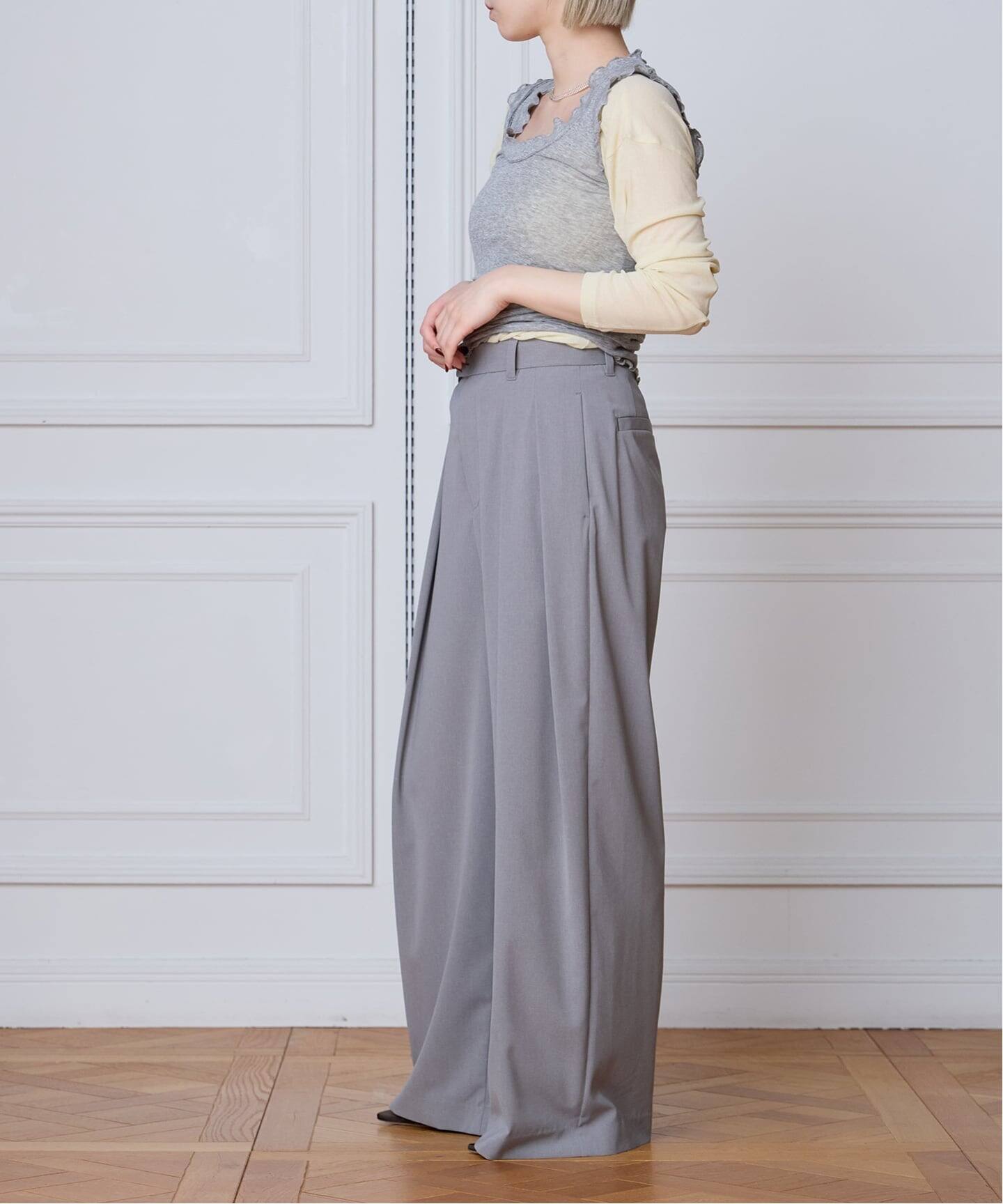 追加2予約》seamless basic. シームレスベーシック Flounce タンク
