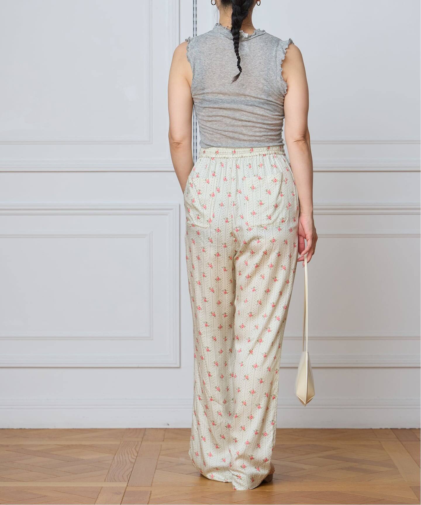 追加2》seamless basic. シームレスベーシック Flounce タンクトップ 