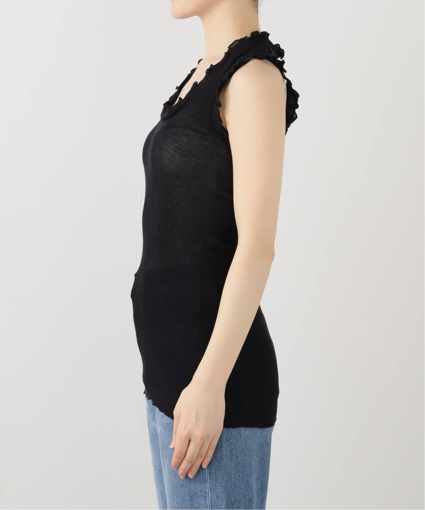 追加2予約》seamless basic. シームレスベーシック Flounce タンク