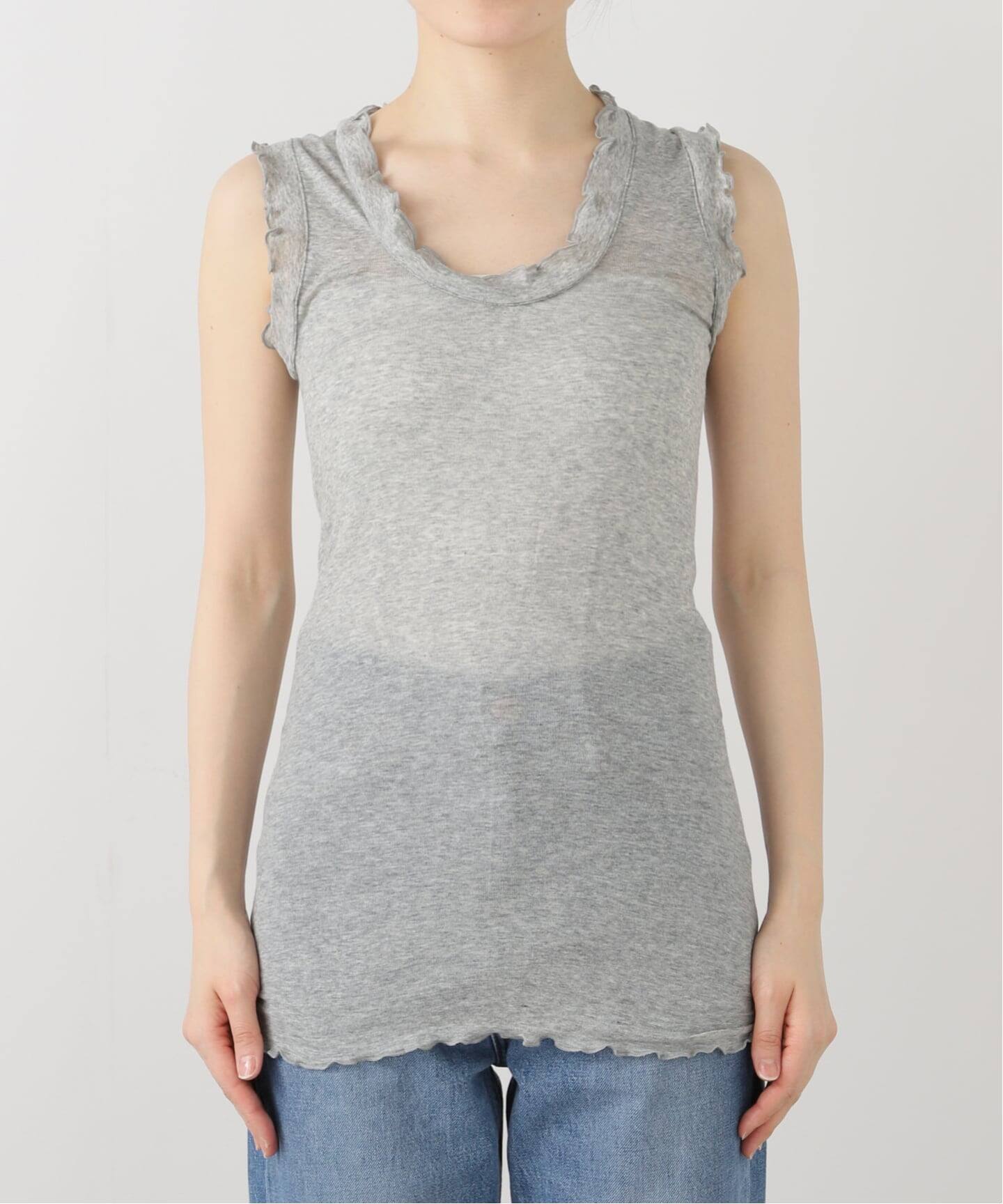 追加2予約》seamless basic. シームレスベーシック Flounce タンク