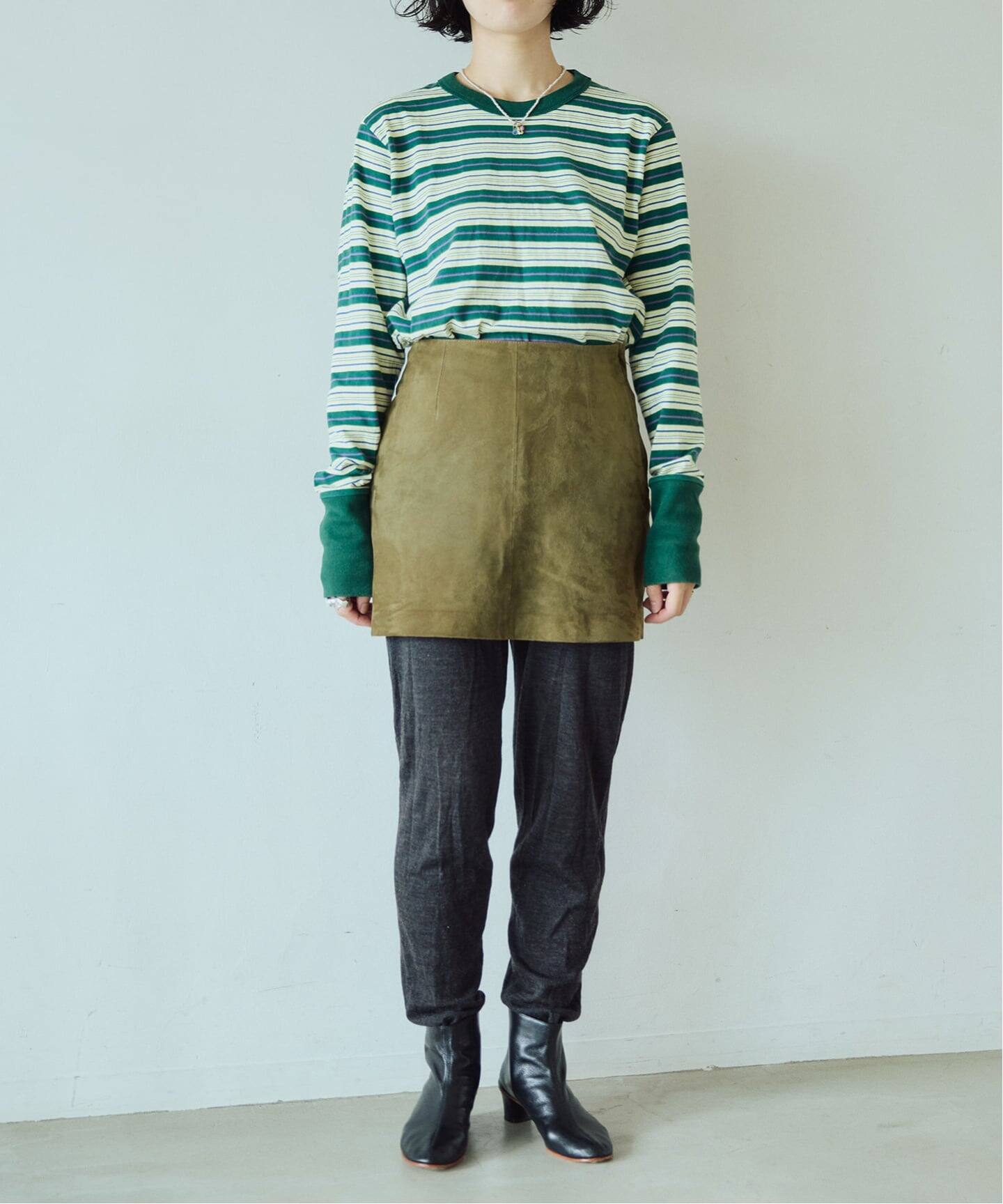 fifi collection/フィフィコレクション Bordre Ls tee 26-21（Tシャツ
