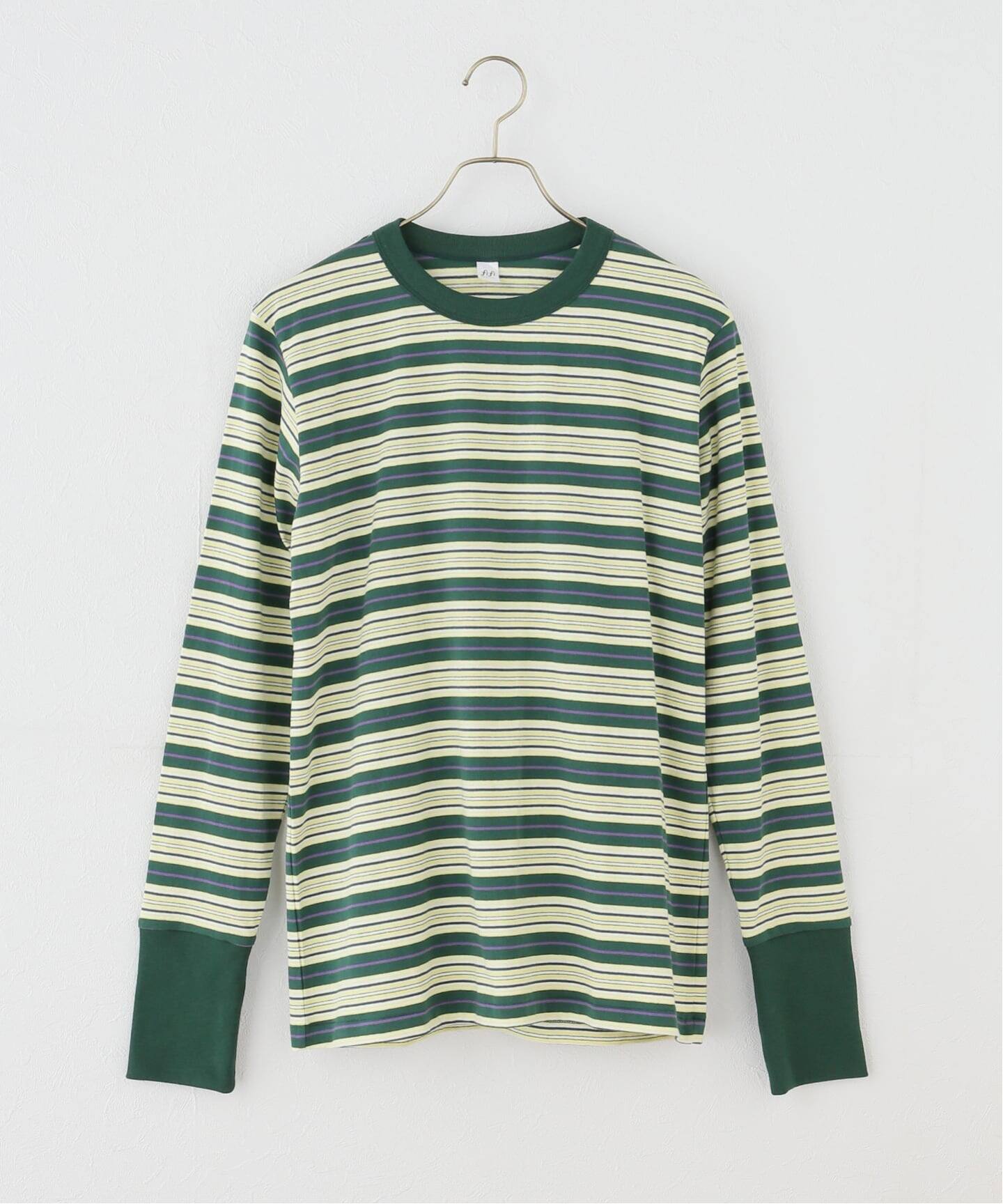 fifi collection border T-shirt Tシャツ fifi collection/フィフィコレクション Bordre Ls tee 26-21（Tシャツ