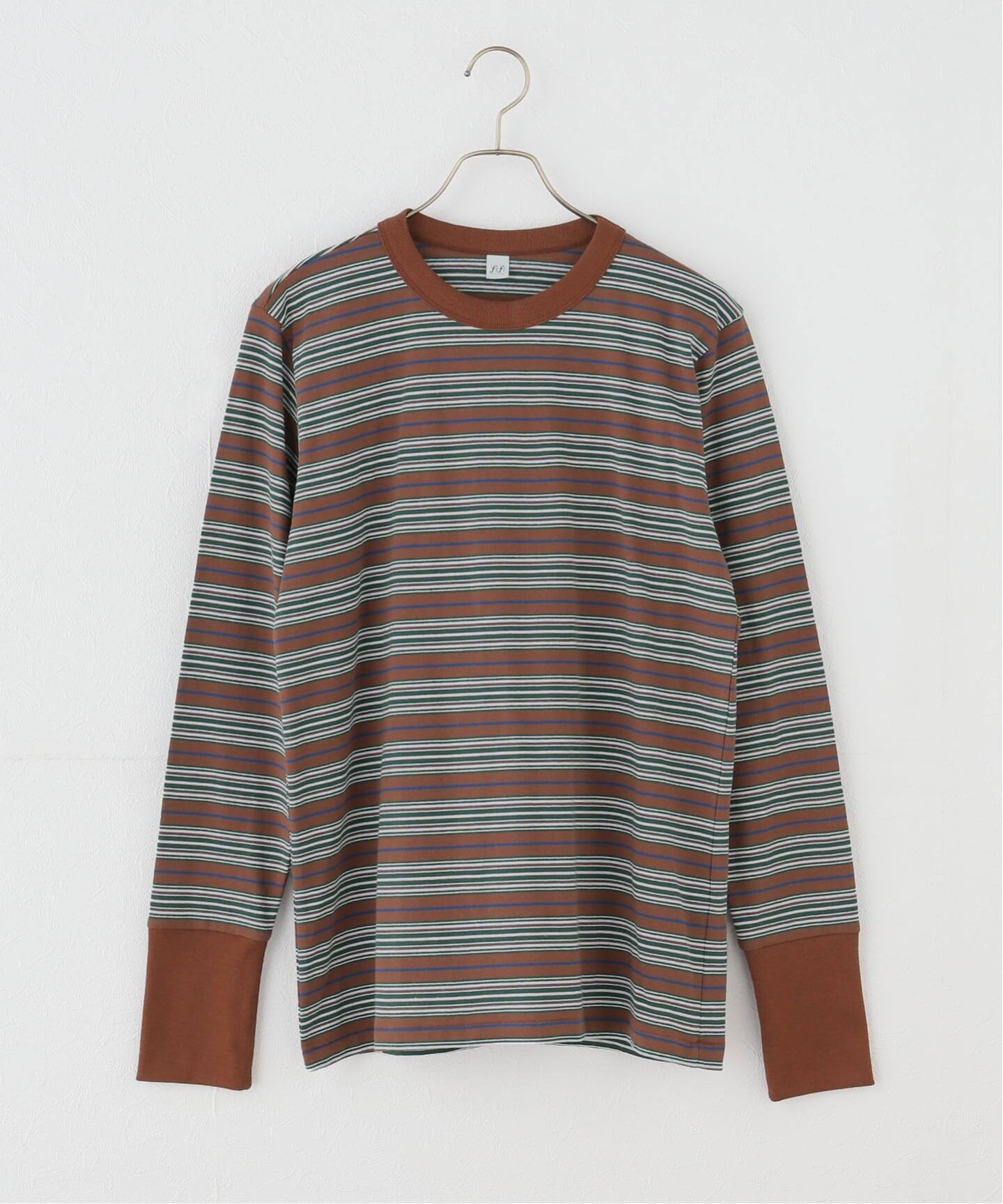 fifi collection/フィフィコレクション Bordre Ls tee 26-21（Tシャツ