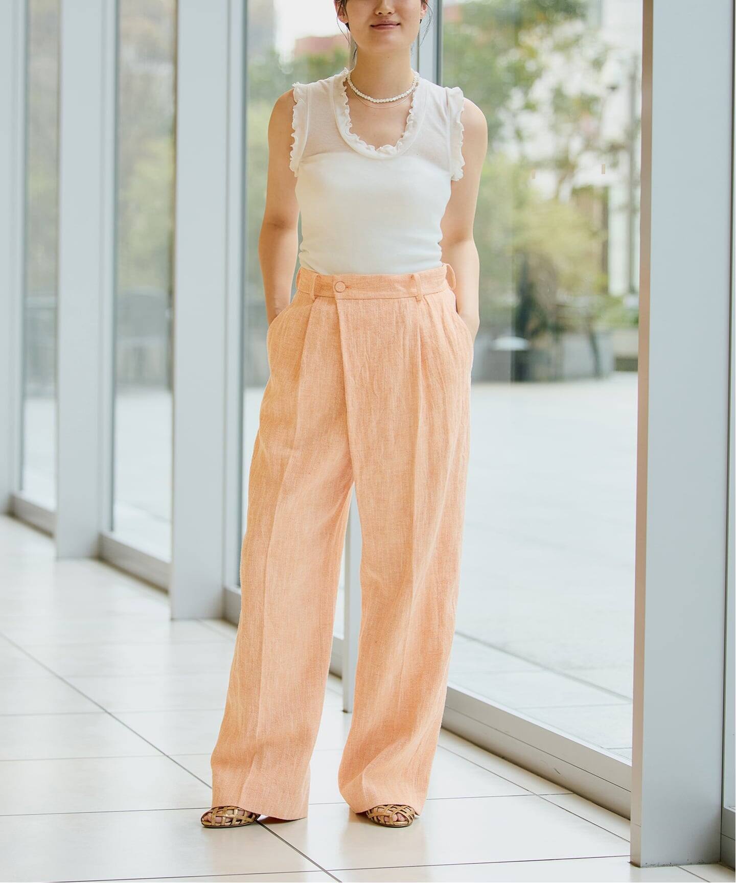 シームレスベーシック Flounce タンクトップ 追加》seamless basic./シームレスベーシック Flounce タンクトップ