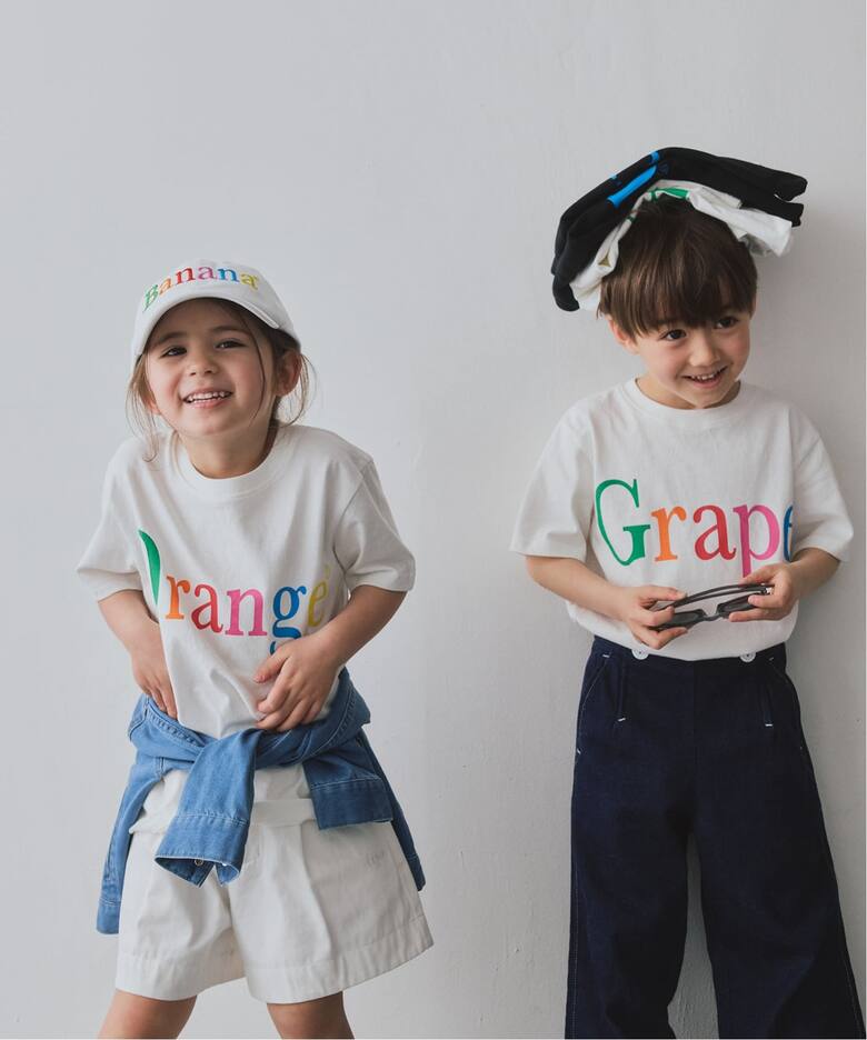 【byeA. / バイエー】NOT APPLE TEE （ORANGE）kids（キッズウェア）｜IENA ENFANT（イエナアンファン）の ...