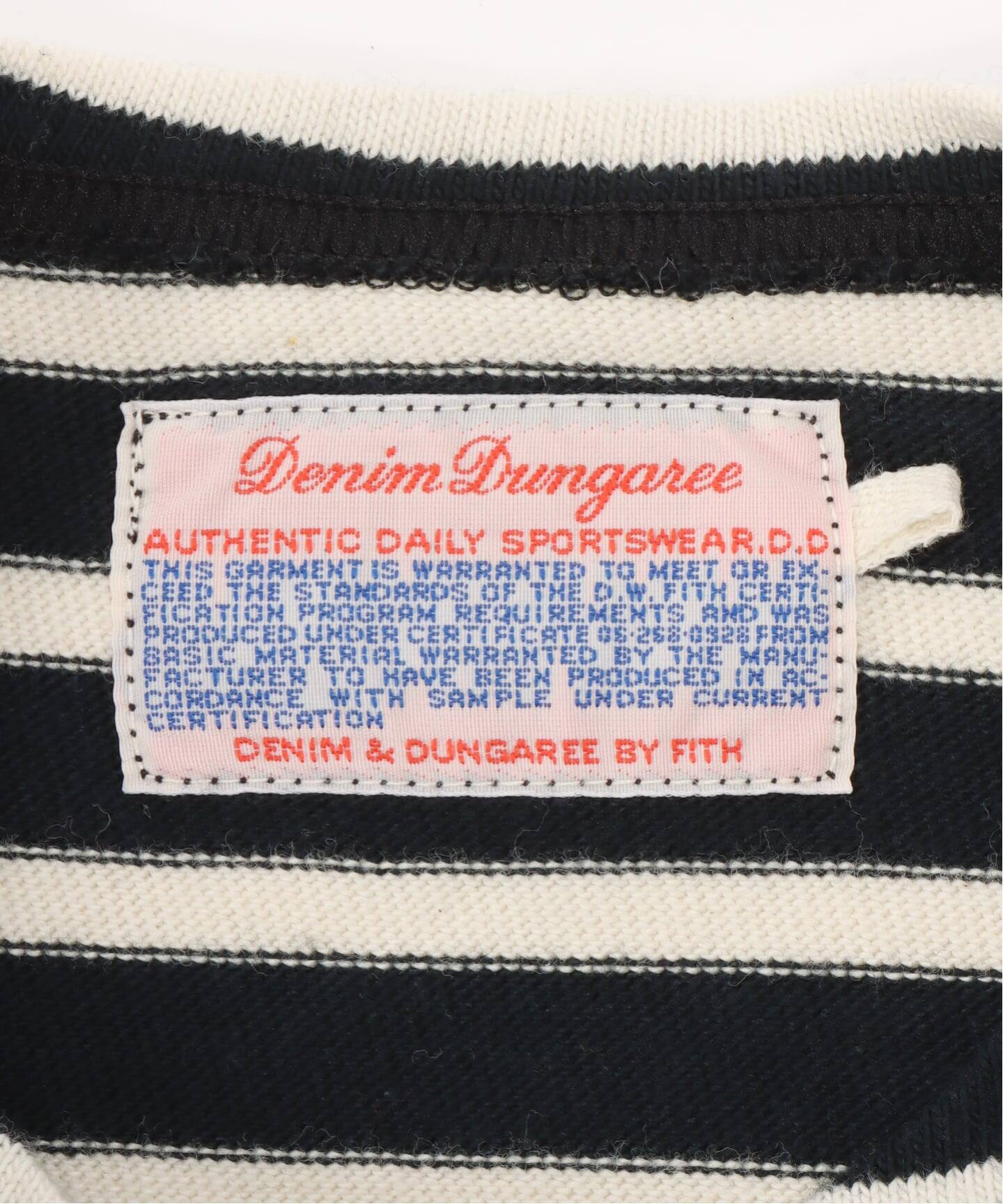 DENIM DUNGAREE/デニムダンガリー】ボートネックロングスリーブTEE
