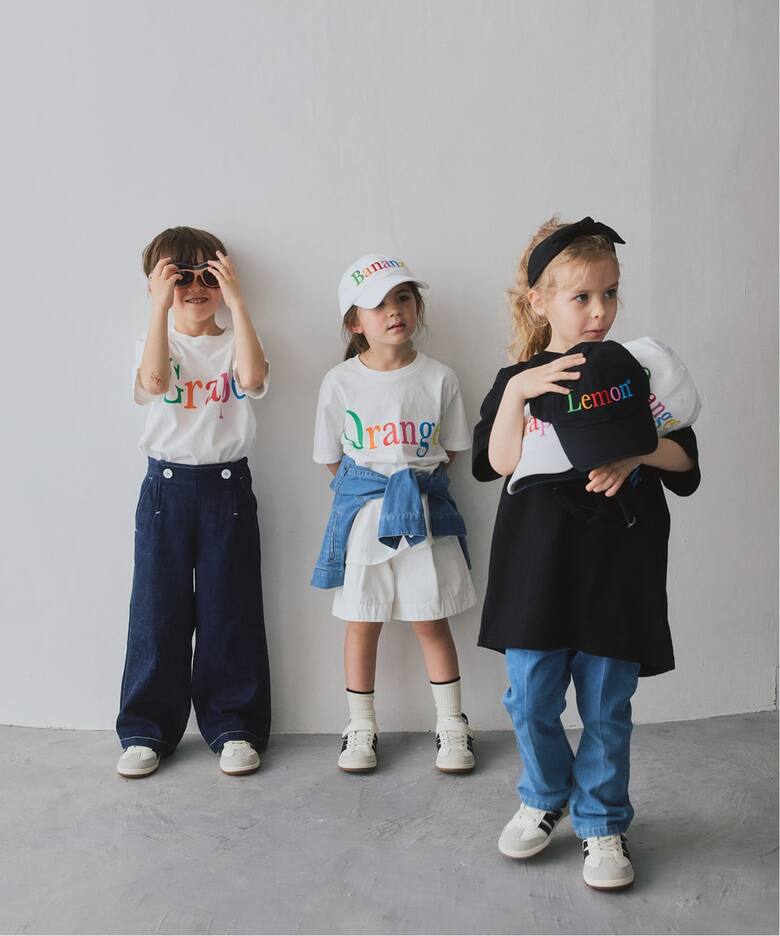 【byeA. / バイエー】NOT APPLE TEE （PEACH）kids（キッズウェア）｜IENA ENFANT（イエナアンファン）の ...