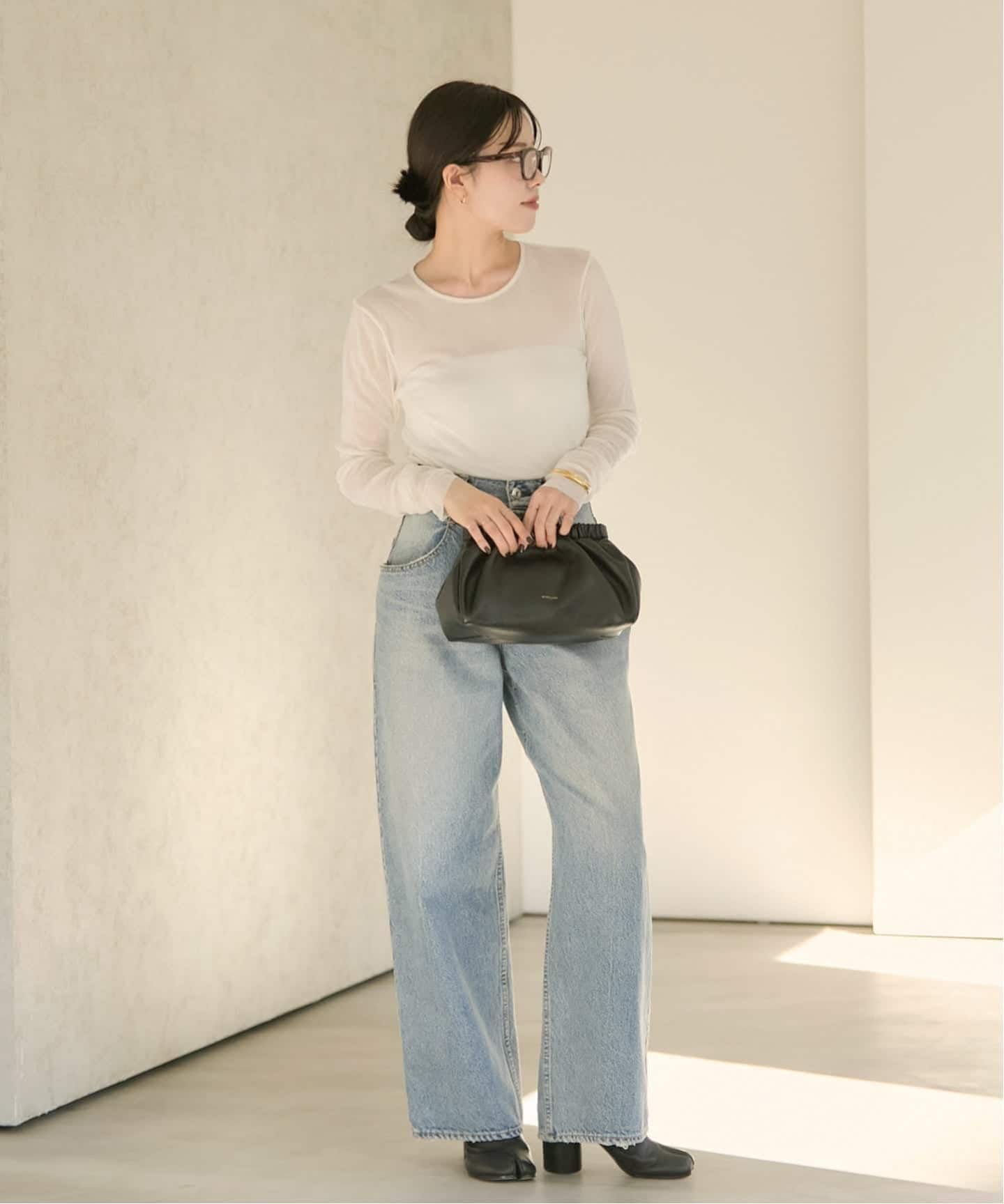 追加》Flocky Mesh ロンT（Tシャツ／カットソー）｜Plage（プラージュ