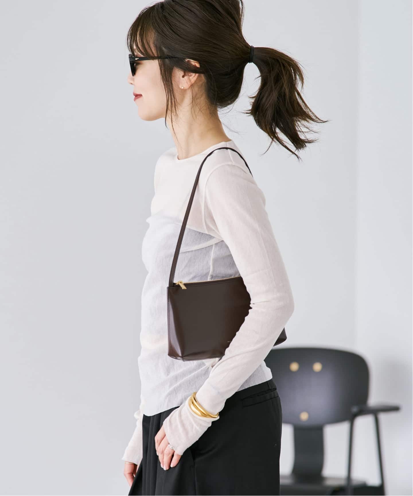 Mesh Sheer ロンT 7（Tシャツ／カットソー）｜Plage（プラージュ）の