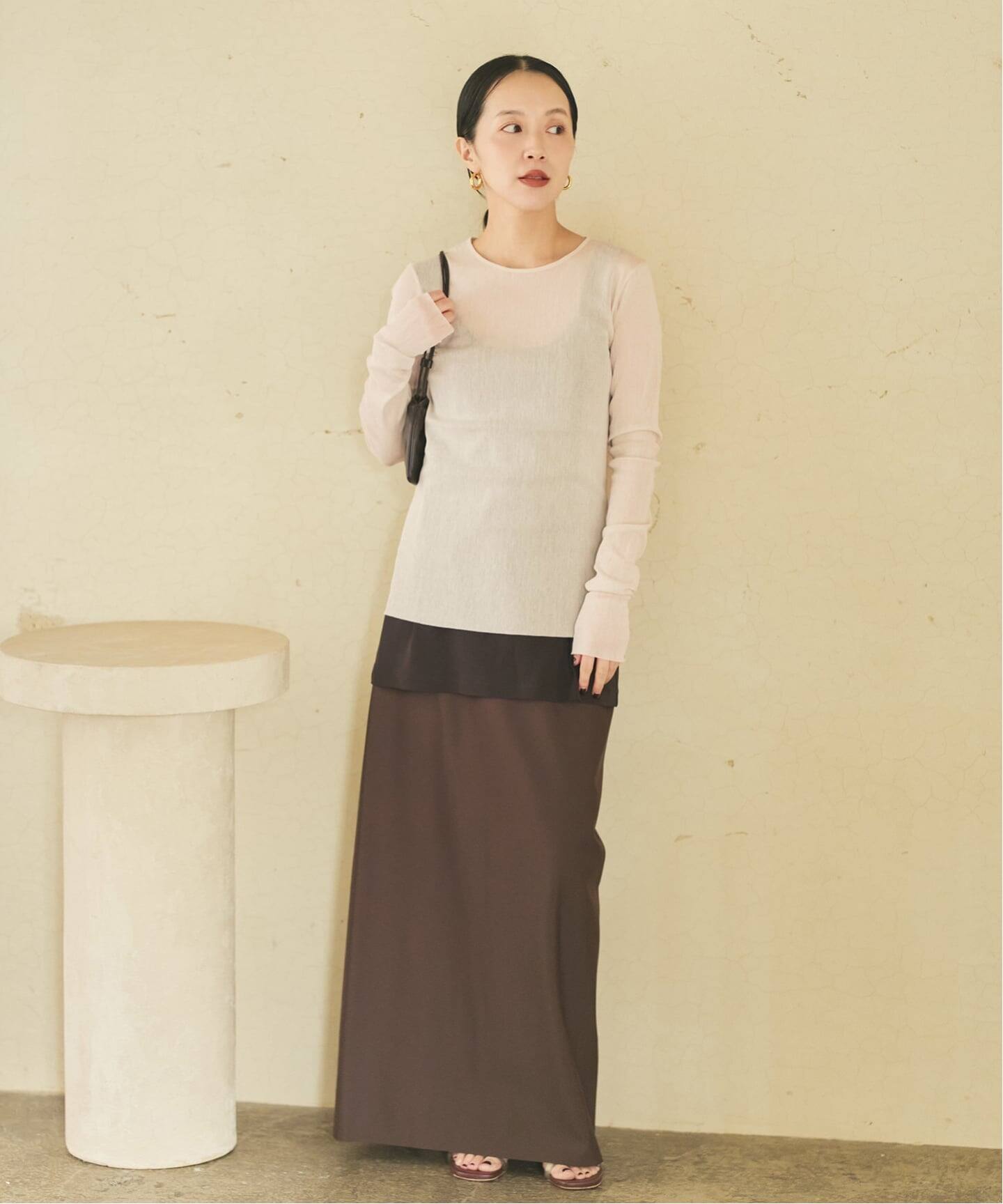 Mesh Sheer ロンT 7（Tシャツ／カットソー）｜Plage（プラージュ）の