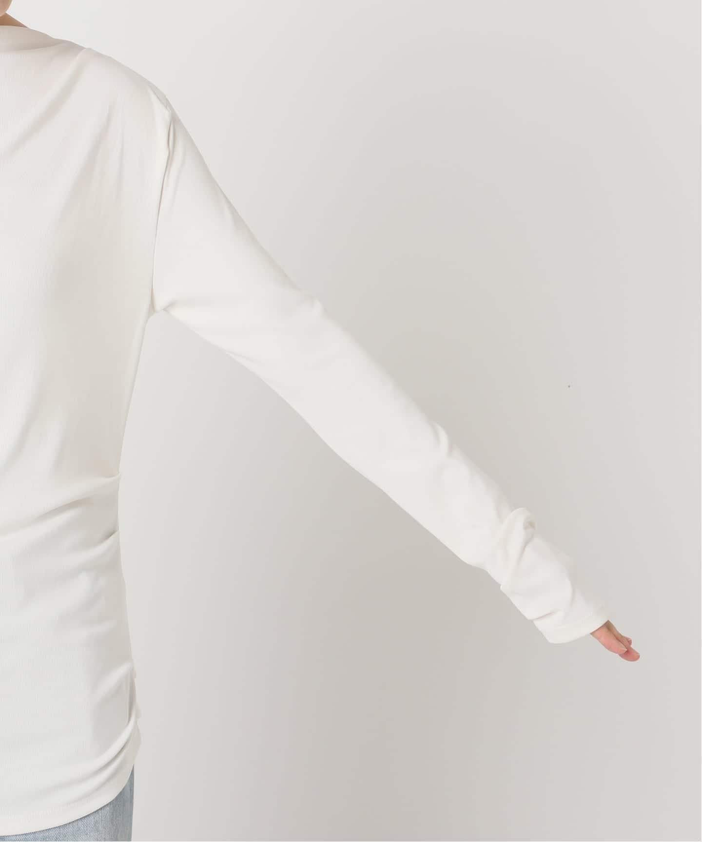 予約》Tuck Drape ロンT（Tシャツ／カットソー）｜Plage（プラージュ