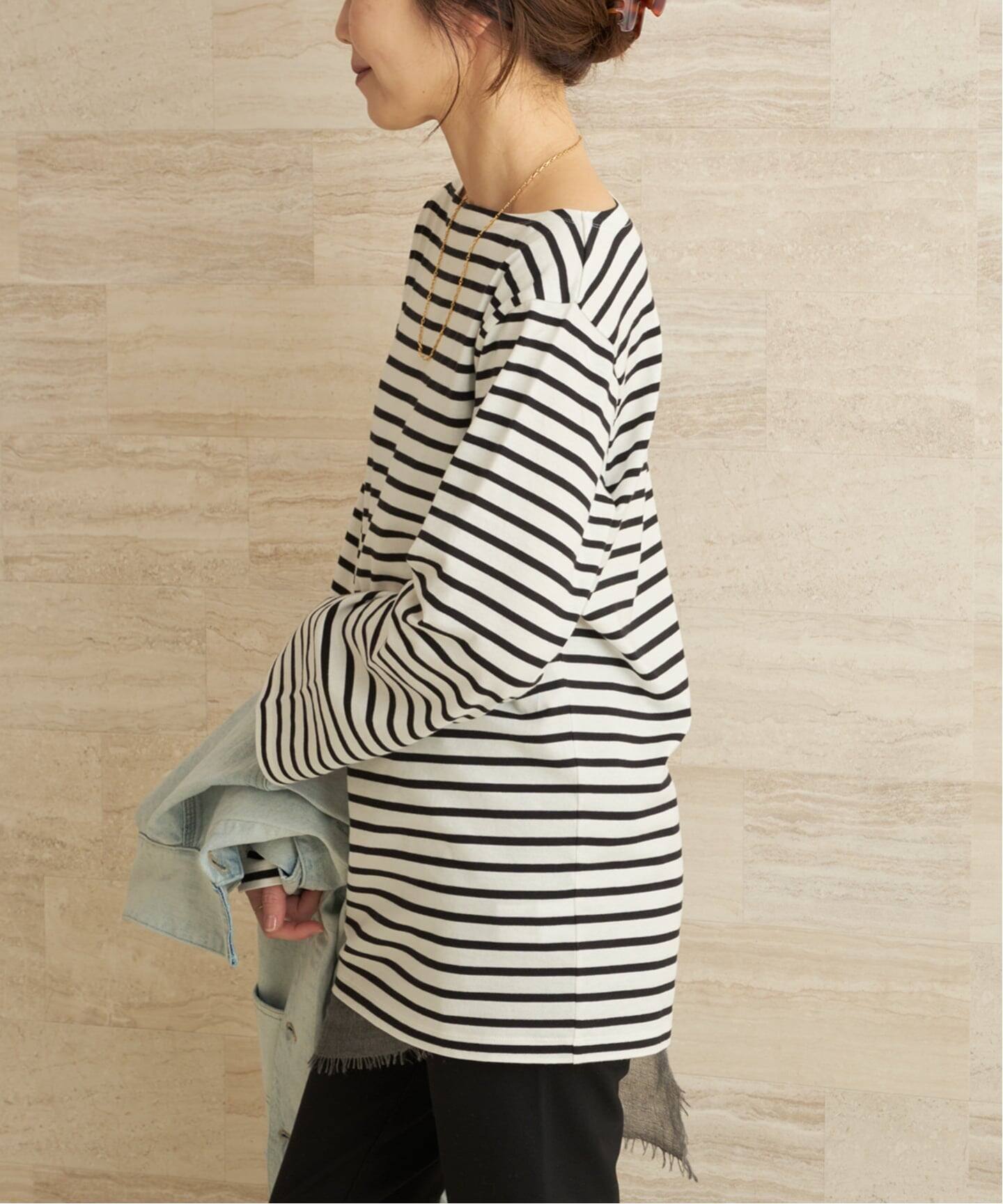 Long Sleeves Blousing Teeシャツ（Tシャツ／カットソー）｜Plage
