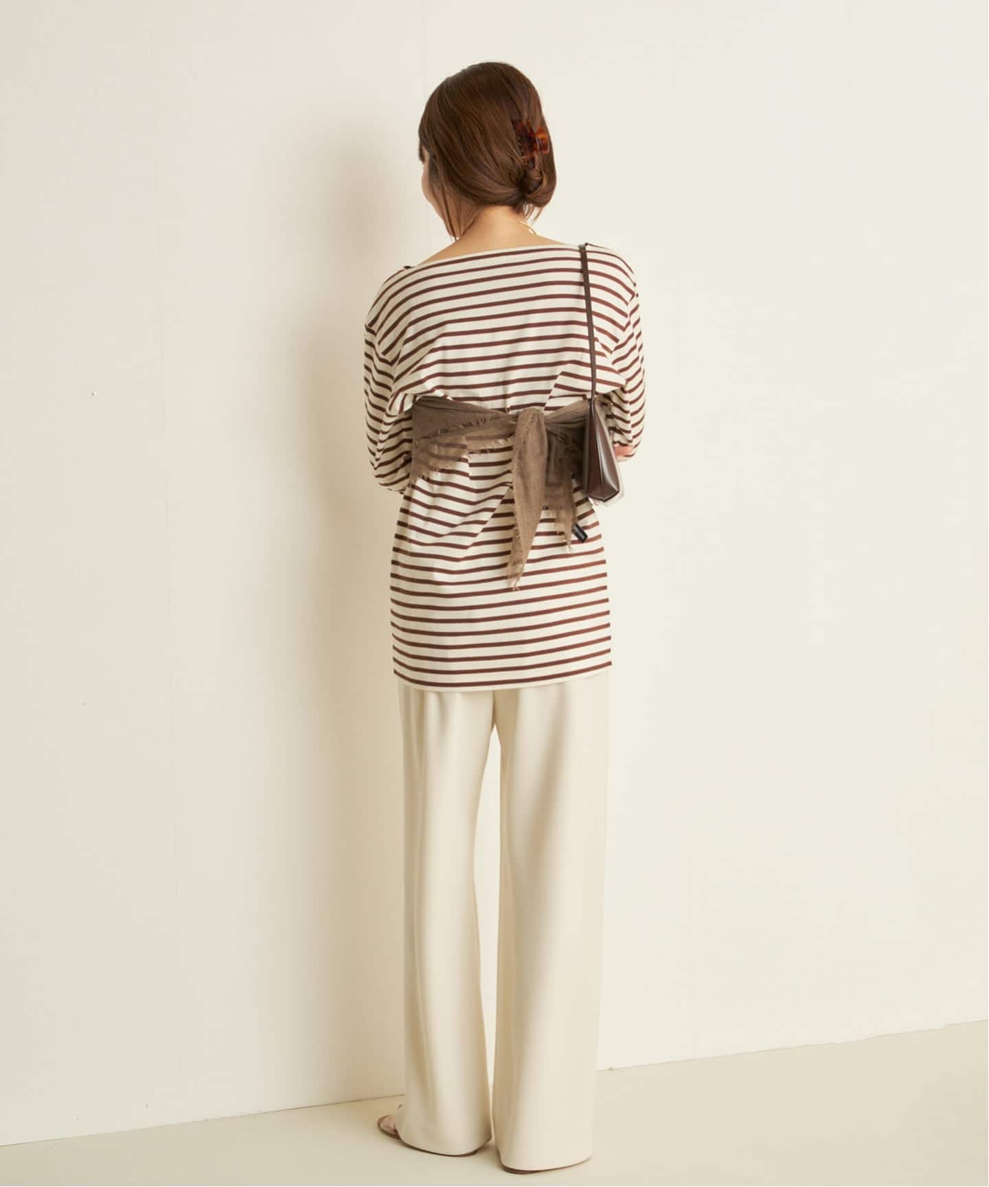 Long Sleeves Blousing Teeシャツ（Tシャツ／カットソー）｜Plage