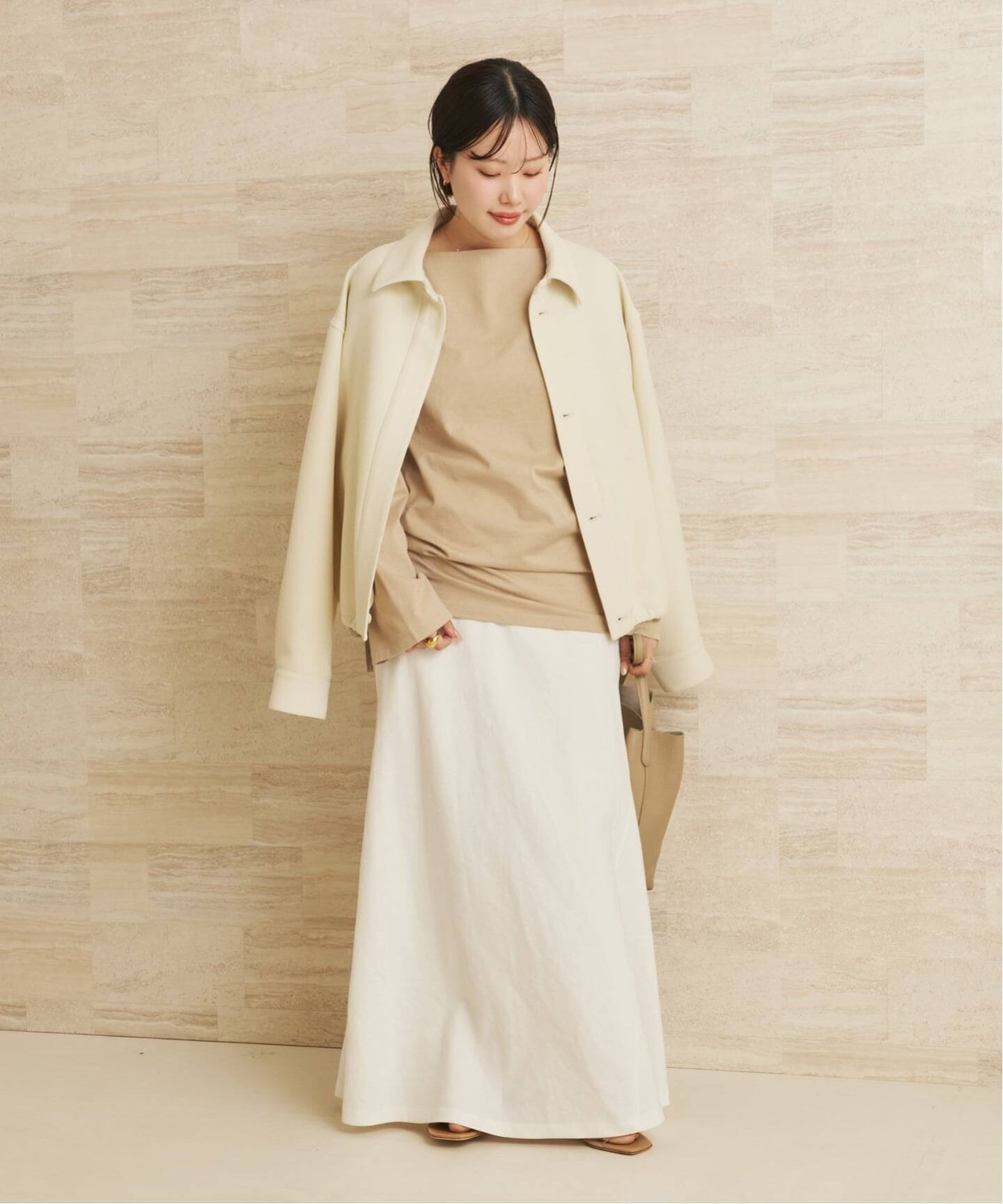 Long Sleeves Blousing Teeシャツ（Tシャツ／カットソー）｜Plage