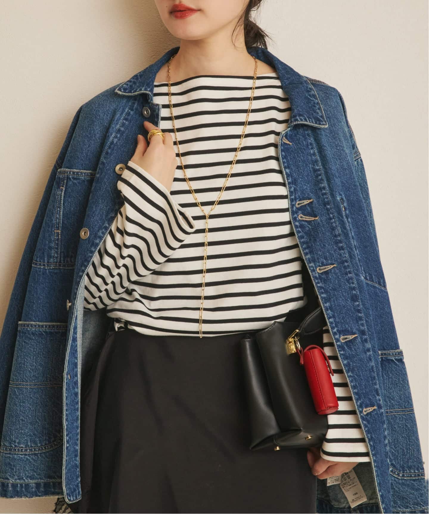 Long Sleeves Blousing Teeシャツ（Tシャツ／カットソー）｜Plage