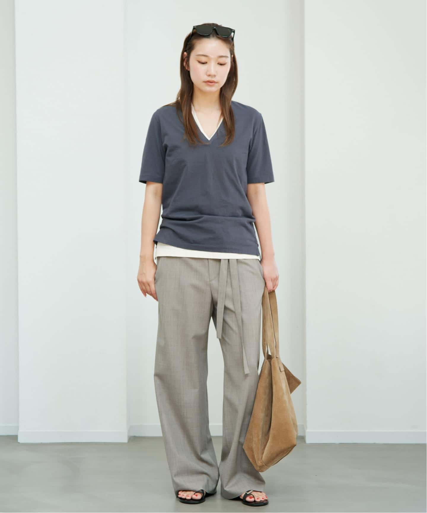 Slim V-Neck Tee（Tシャツ／カットソー）｜Plage（プラージュ）の通販