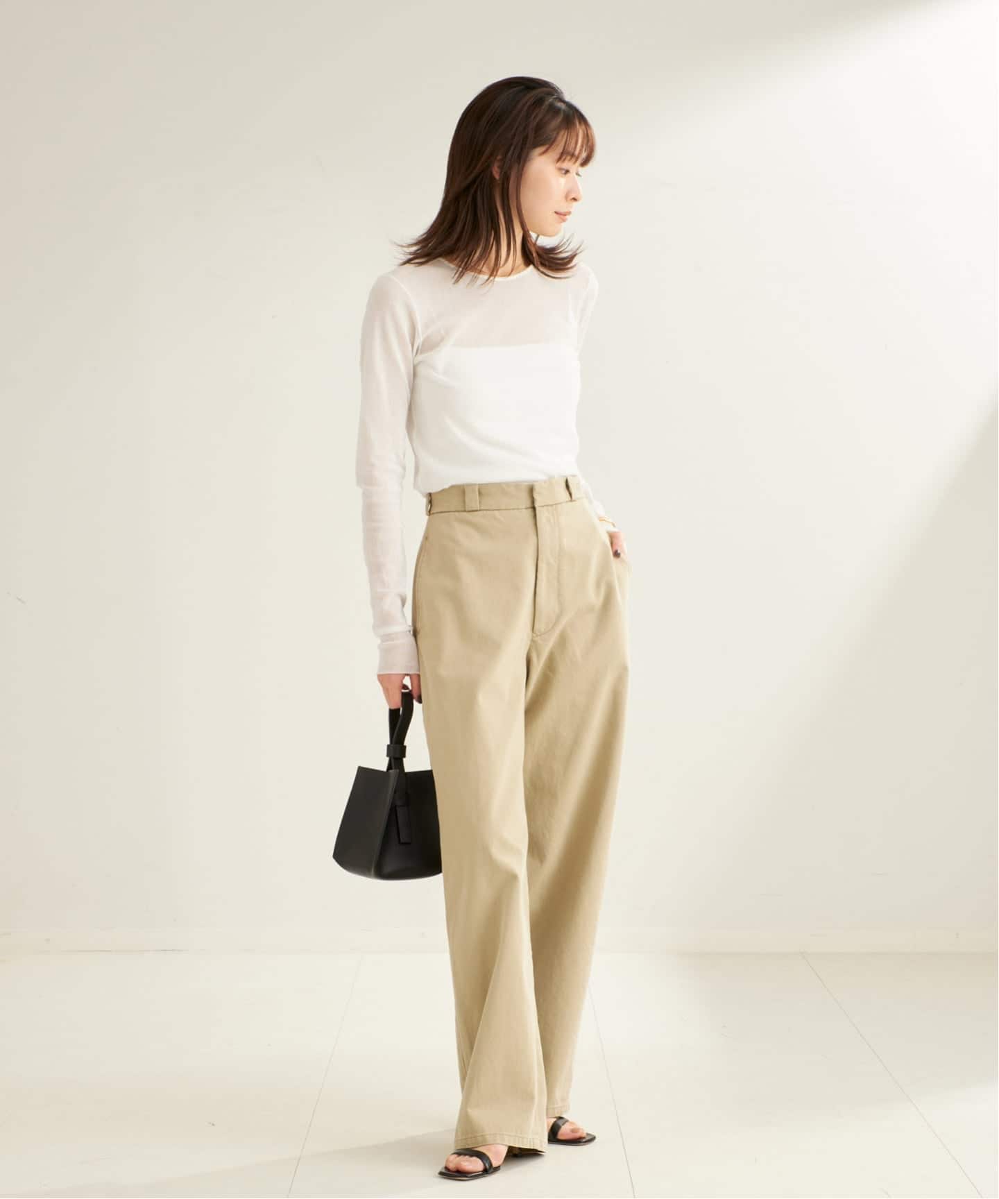 【7月末まで売切り希望さま専用】Plage Mesh Sheer ロンT 追加予約》Mesh Sheer ロンT 5（Tシャツ／カットソー）｜Plage