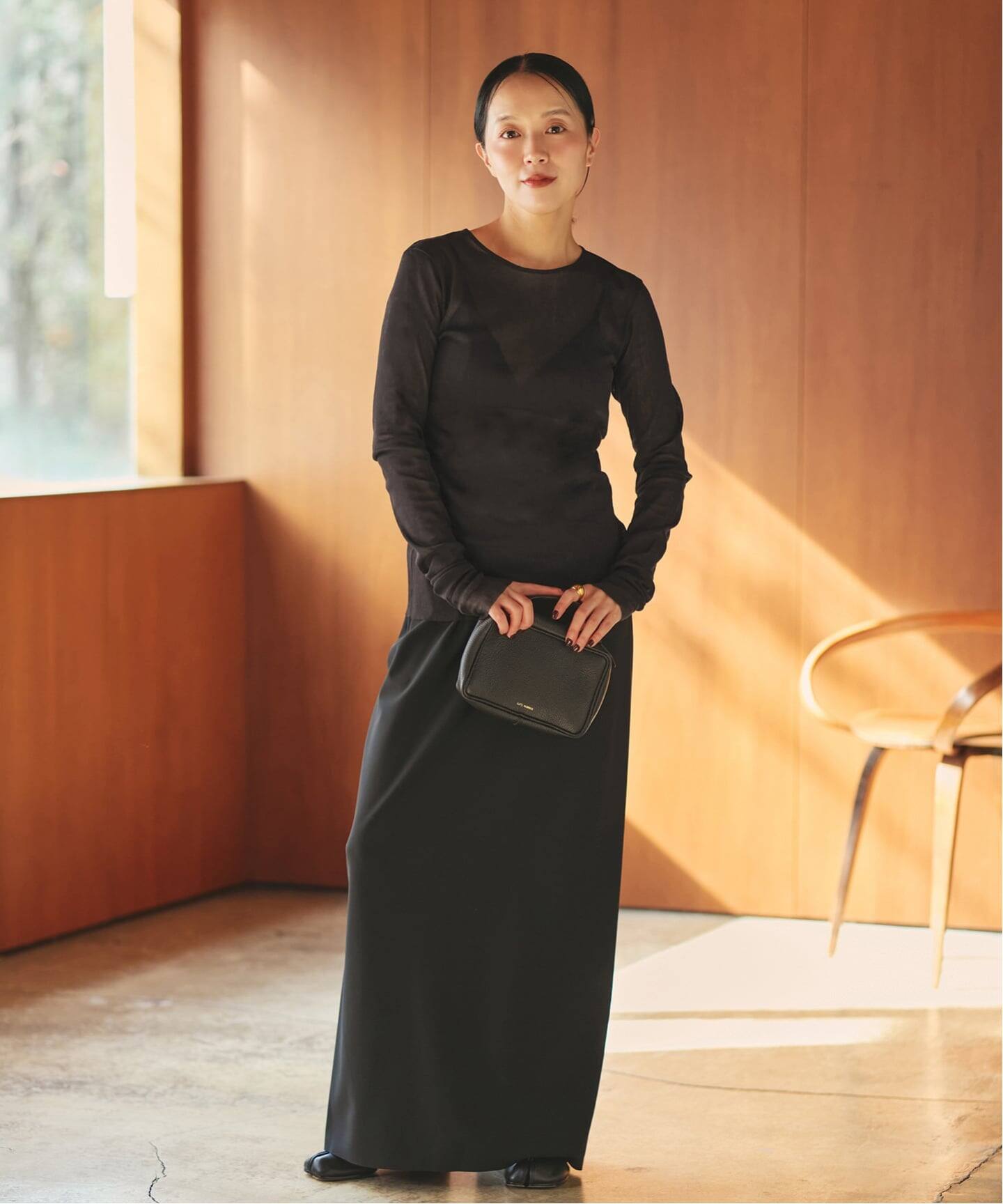 追加予約》Mesh Sheer ロンT 5（Tシャツ／カットソー）｜Plage