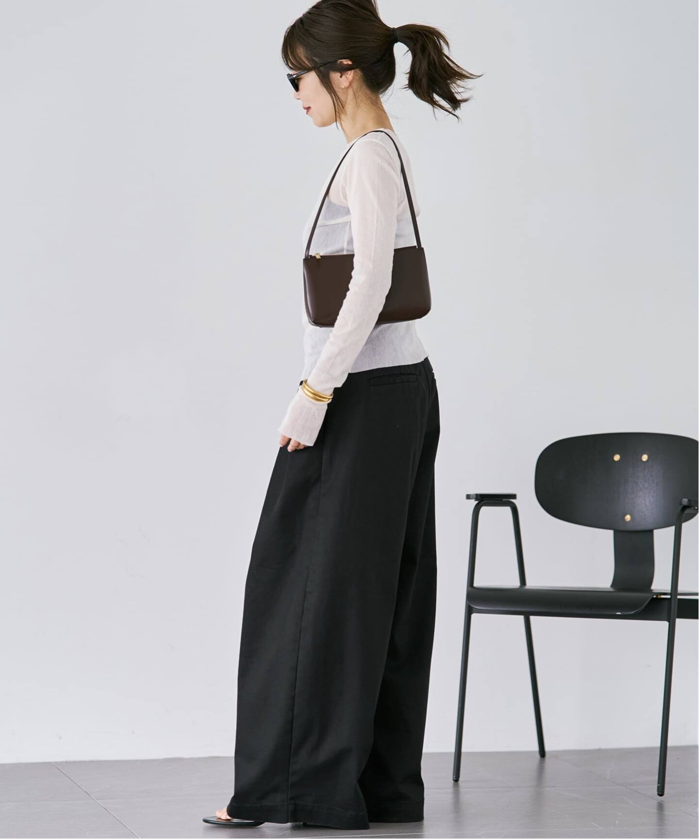 追加》Mesh Sheer ロンT 6（Tシャツ／カットソー）｜Plage（プラージュ