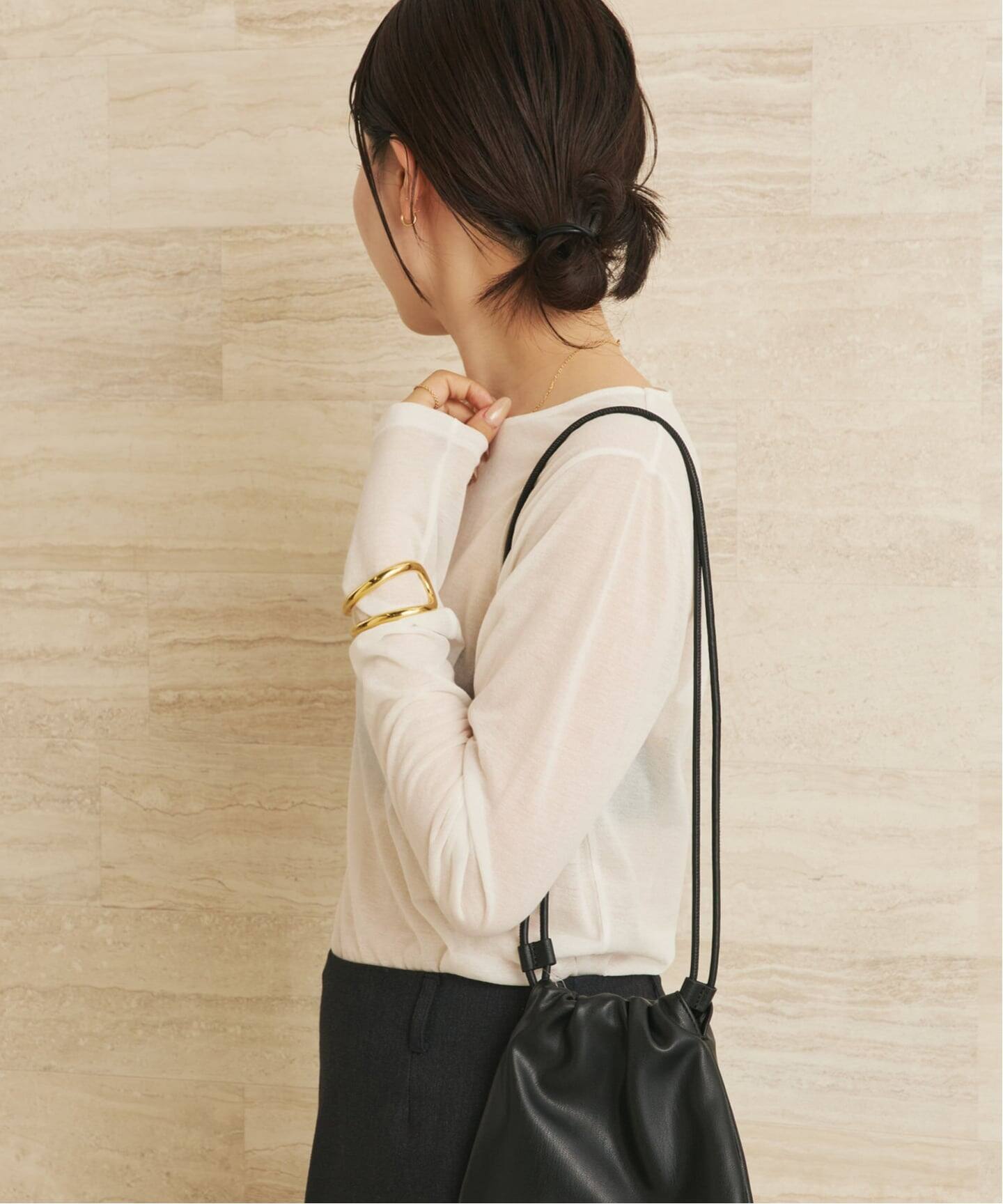 LIGHT SHEER LONG Tシャツ　Plage プラージュ　ロンT プラージュ Plage LIGHT SHEER LONG Tシャツ （ホワイト