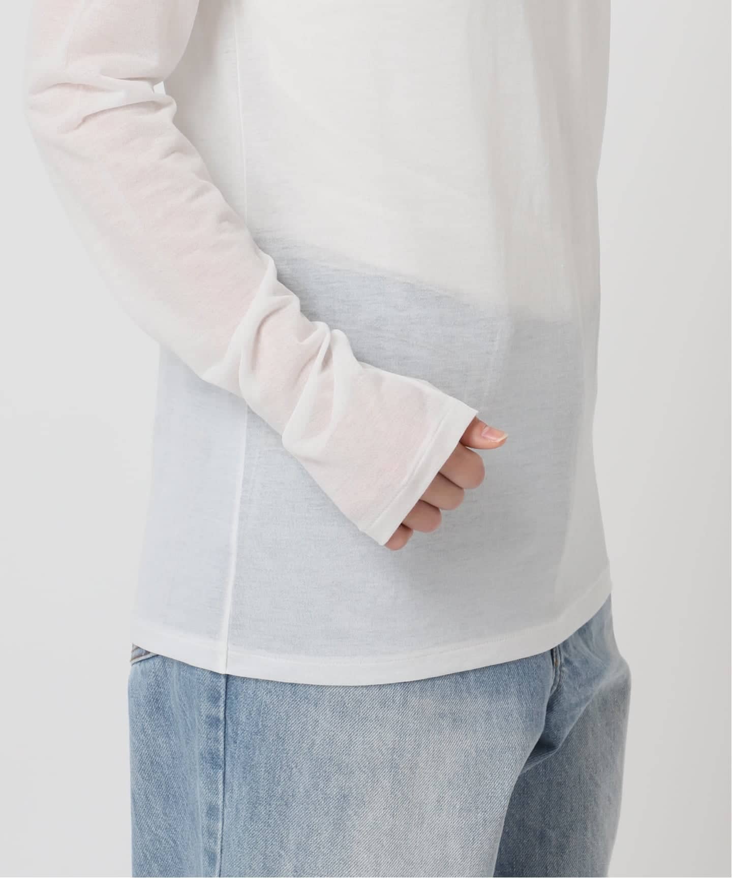 追加》CO NY Sheer ロンT（Tシャツ／カットソー）｜Plage（プラージュ