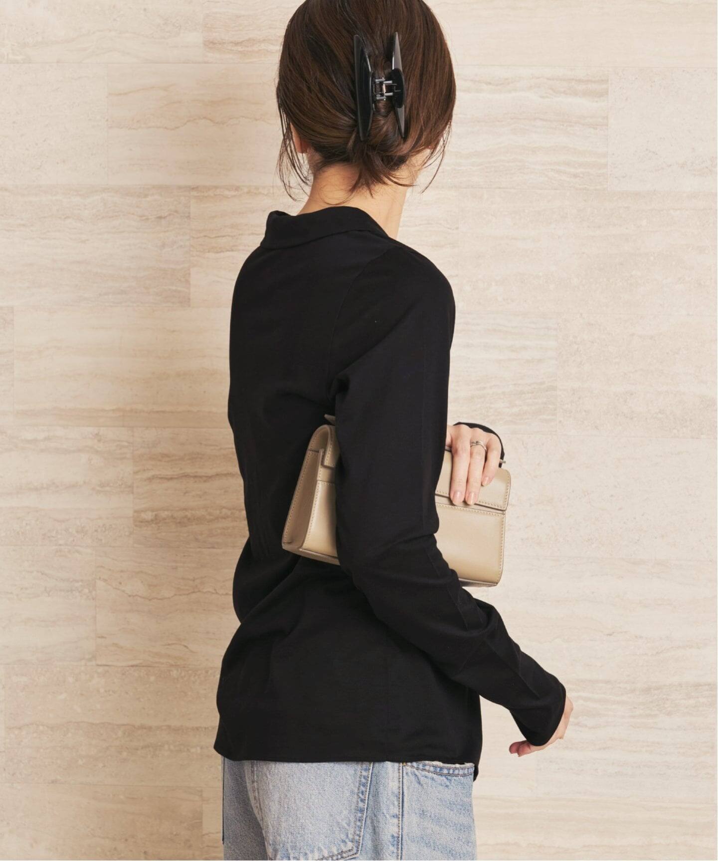 Open collar ロンT（Tシャツ／カットソー）｜Plage（プラージュ）の