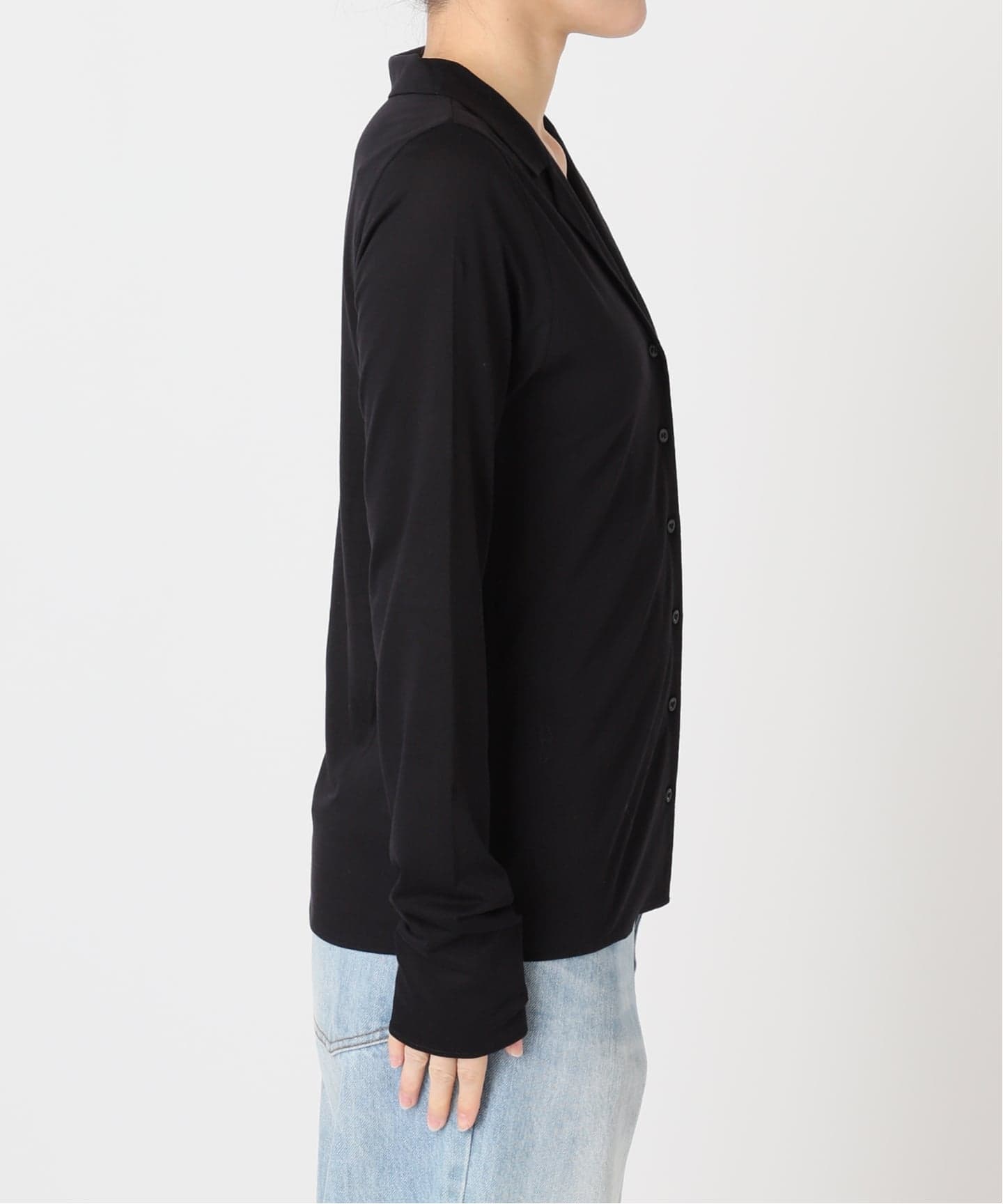 予約》Open collar ロンT（Tシャツ／カットソー）｜Plage（プラージュ