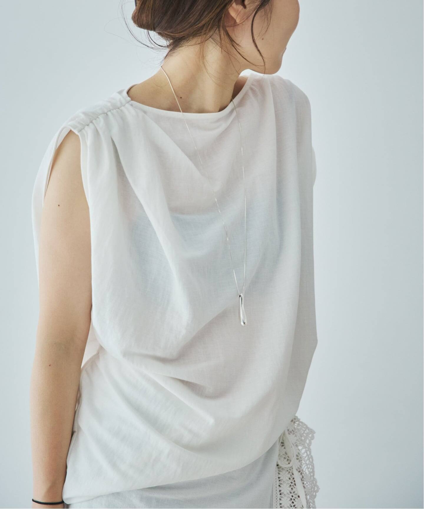 Sleeveless gather TEE（Tシャツ／カットソー）｜Plage（プラージュ 