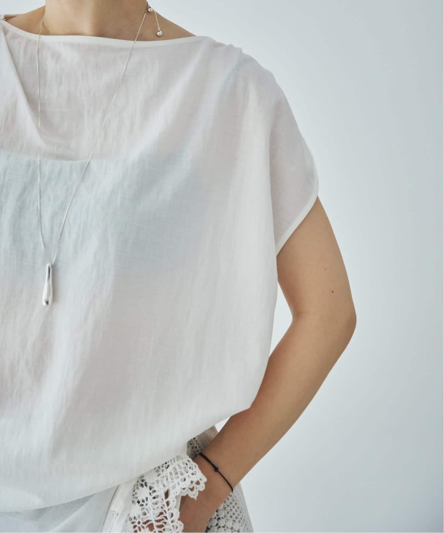 Sleeveless gather TEE（Tシャツ／カットソー）｜Plage（プラージュ