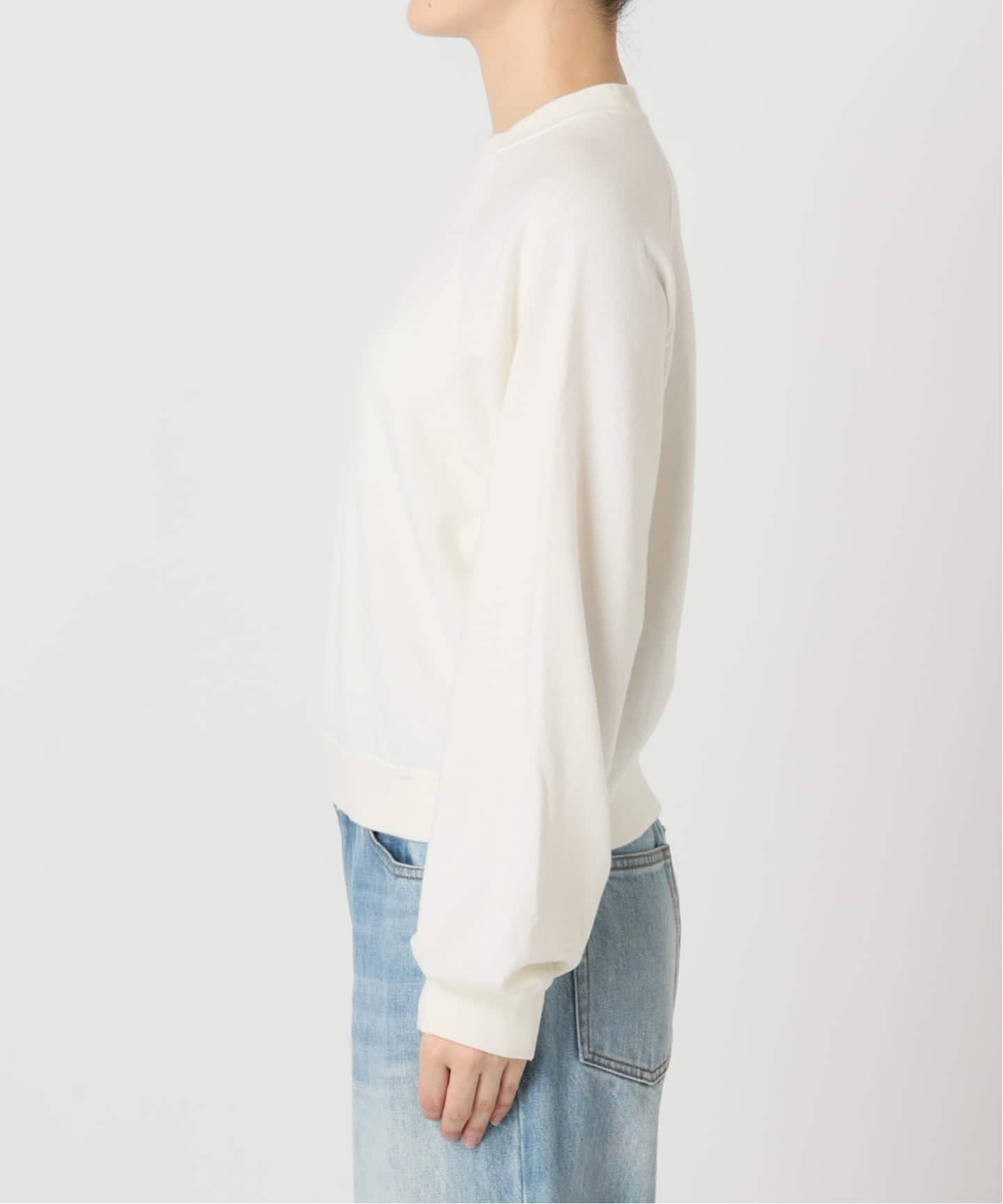 予約》コットンカシミヤ裏毛プルオーバー（Tシャツ／カットソー