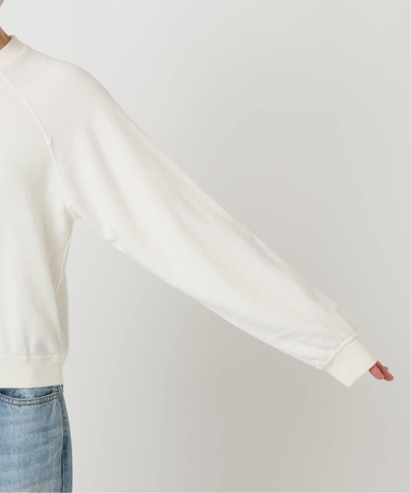 予約》コットンカシミヤ裏毛プルオーバー（Tシャツ／カットソー