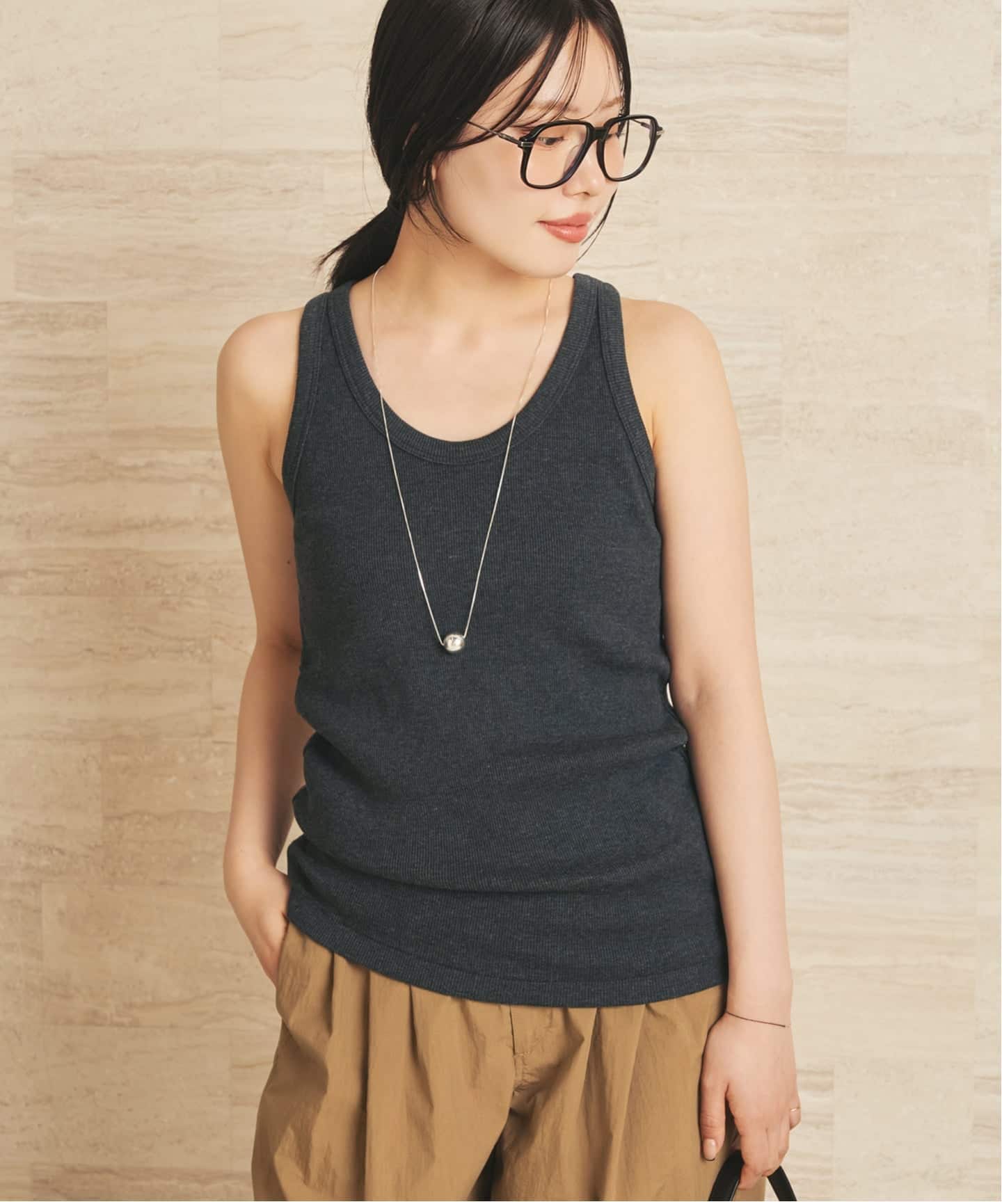 連休限定セール⭐︎Plage プラージュ CRAFT タンク 博多店・WEB限定》sheer タンク（タンクトップ）｜Plage（プラージュ