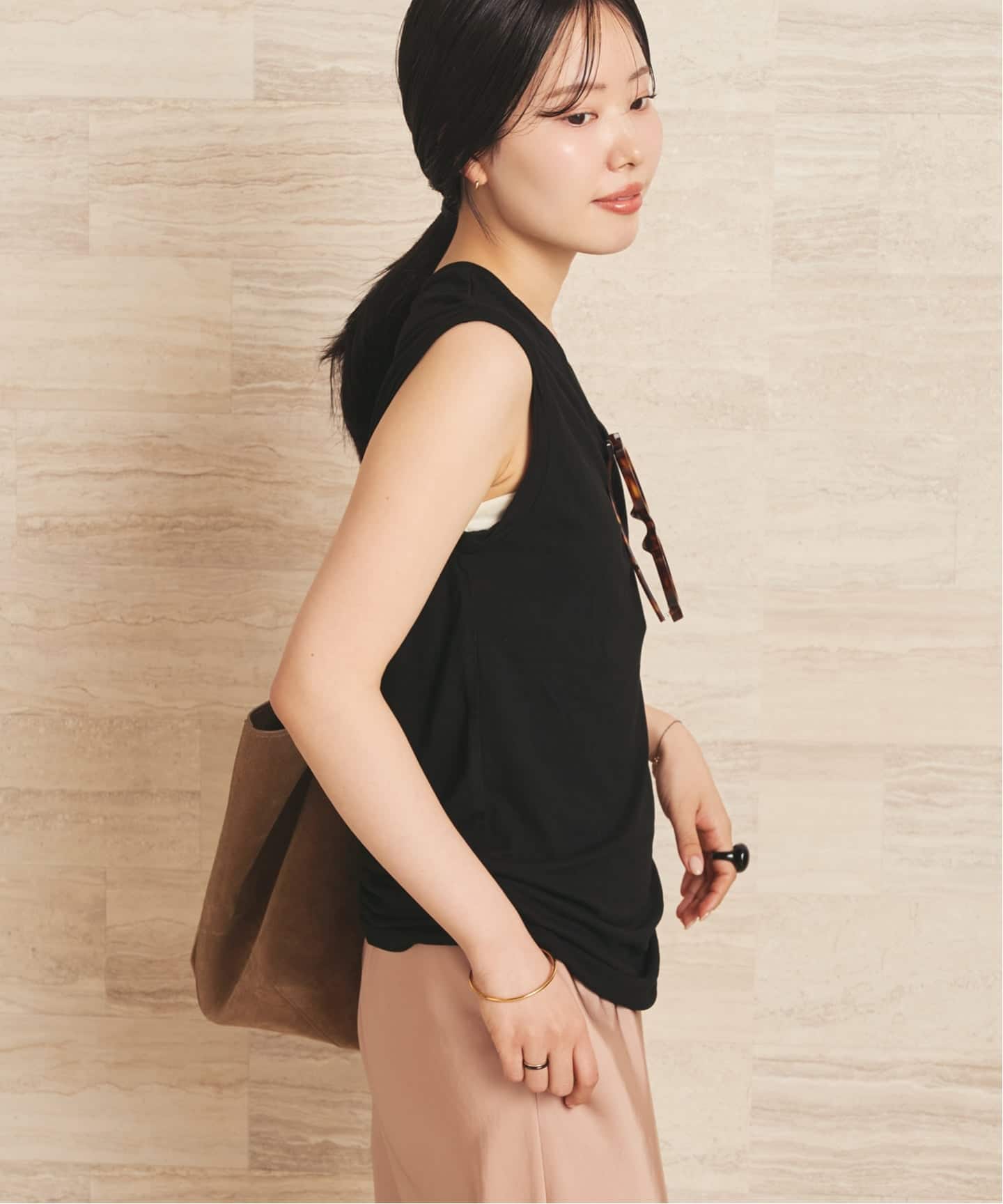 Loose sleeveless Tシャツ（Tシャツ／カットソー）｜Plage（プラージュ
