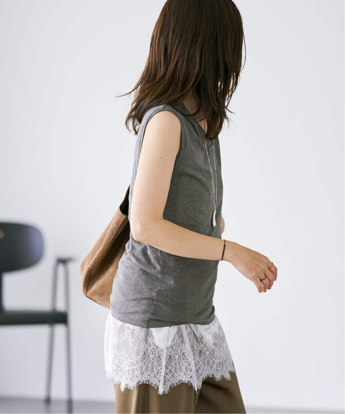 Loose sleeveless Tシャツ（Tシャツ／カットソー）｜Plage（プラージュ