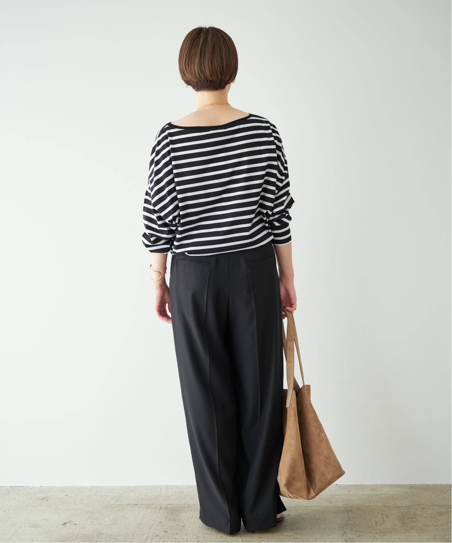 【R’IAM】FEMININE ボーダー Tシャツ　１０分袖　新品未使用 Plage(プラージュ)の「【R'IAM】FEMININE ボーダー Tシャツ3◇」 - PARTE